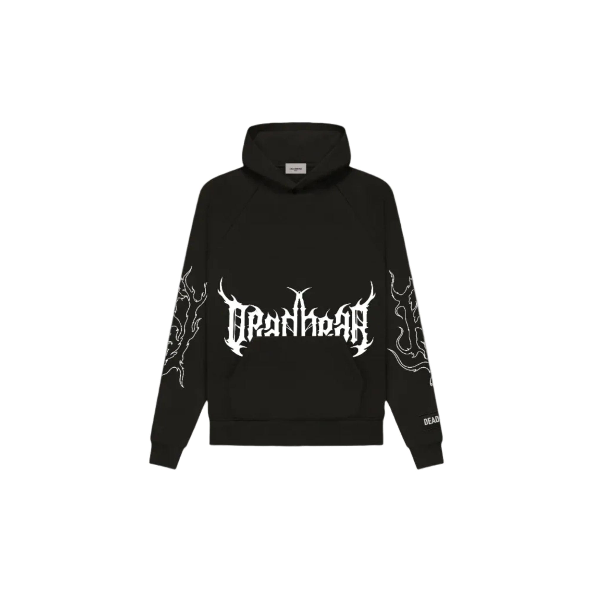 Deadbear Flames Hoodie Black