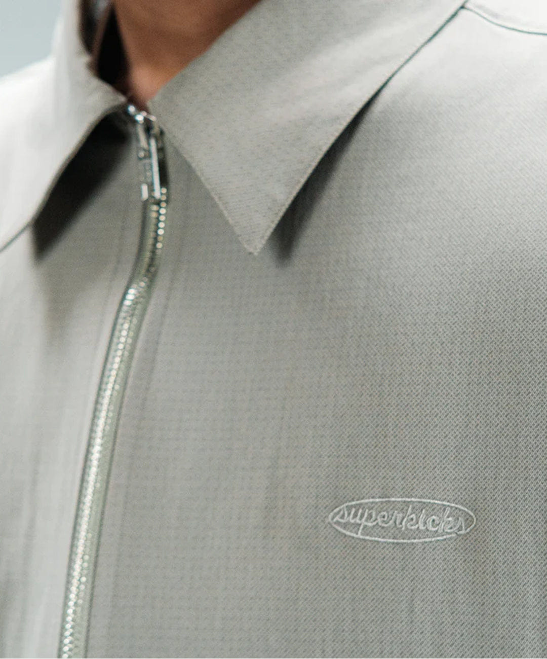 Core SUPERKICKS | CORE BOXY ZIPPER JACKET { GREY