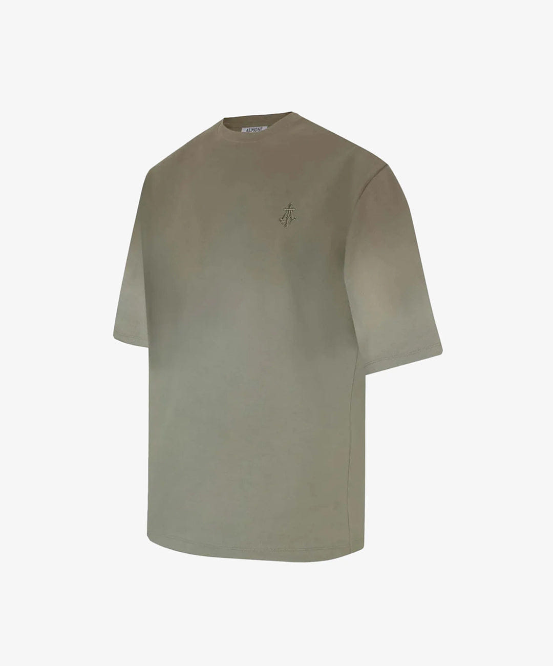 ALMOST GODS | ALPHA CROSS T-Shirt IN DIP { DYE GREEN