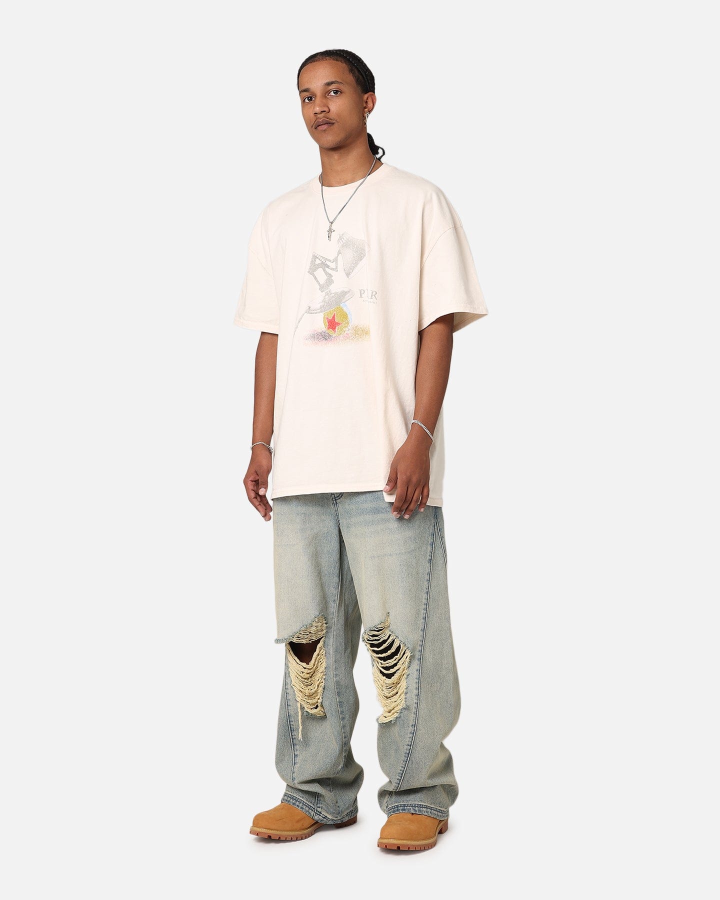 American Thrift 73Studio x Pixar Heavyweight T - Shirt Off White