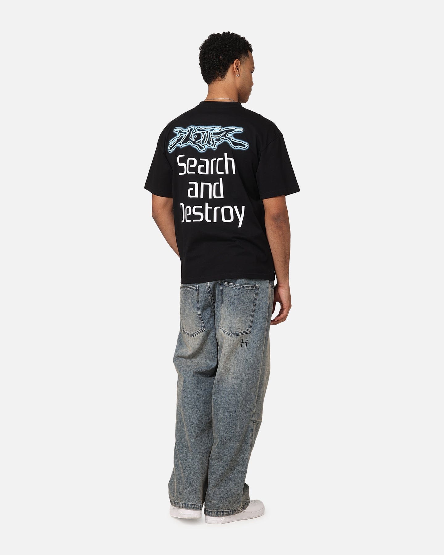 Loiter Search And Destroy T - Shirt Black