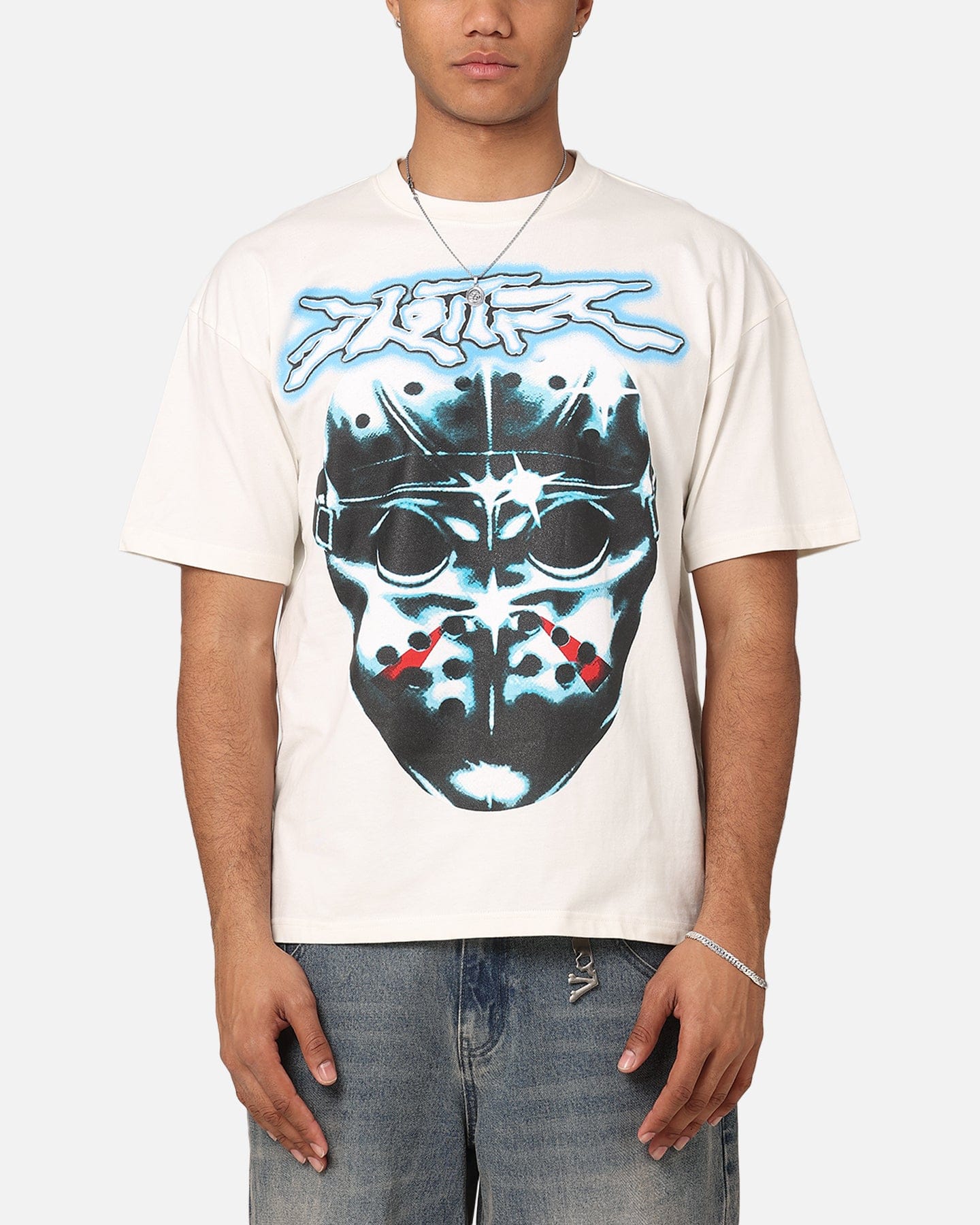 Loiter Search And Destroy T - Shirt Off White