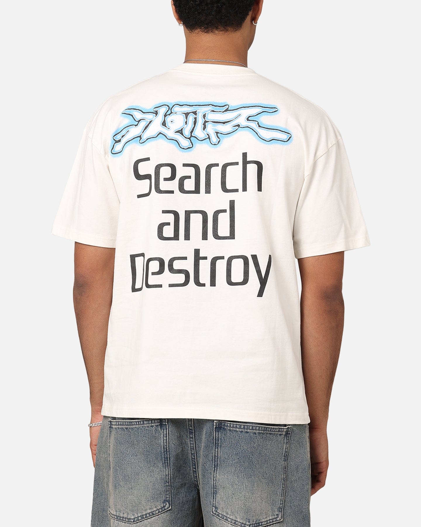 Loiter Search And Destroy T - Shirt Off White