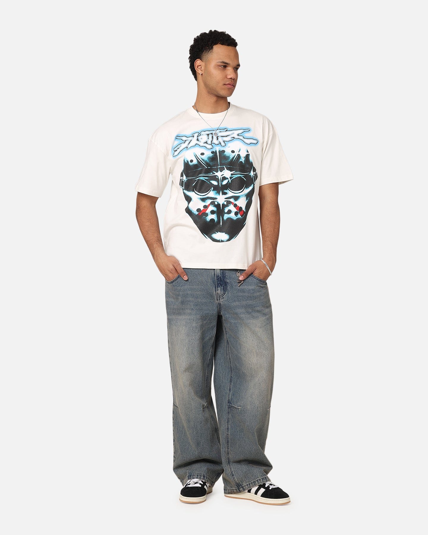 Loiter Search And Destroy T - Shirt Off White