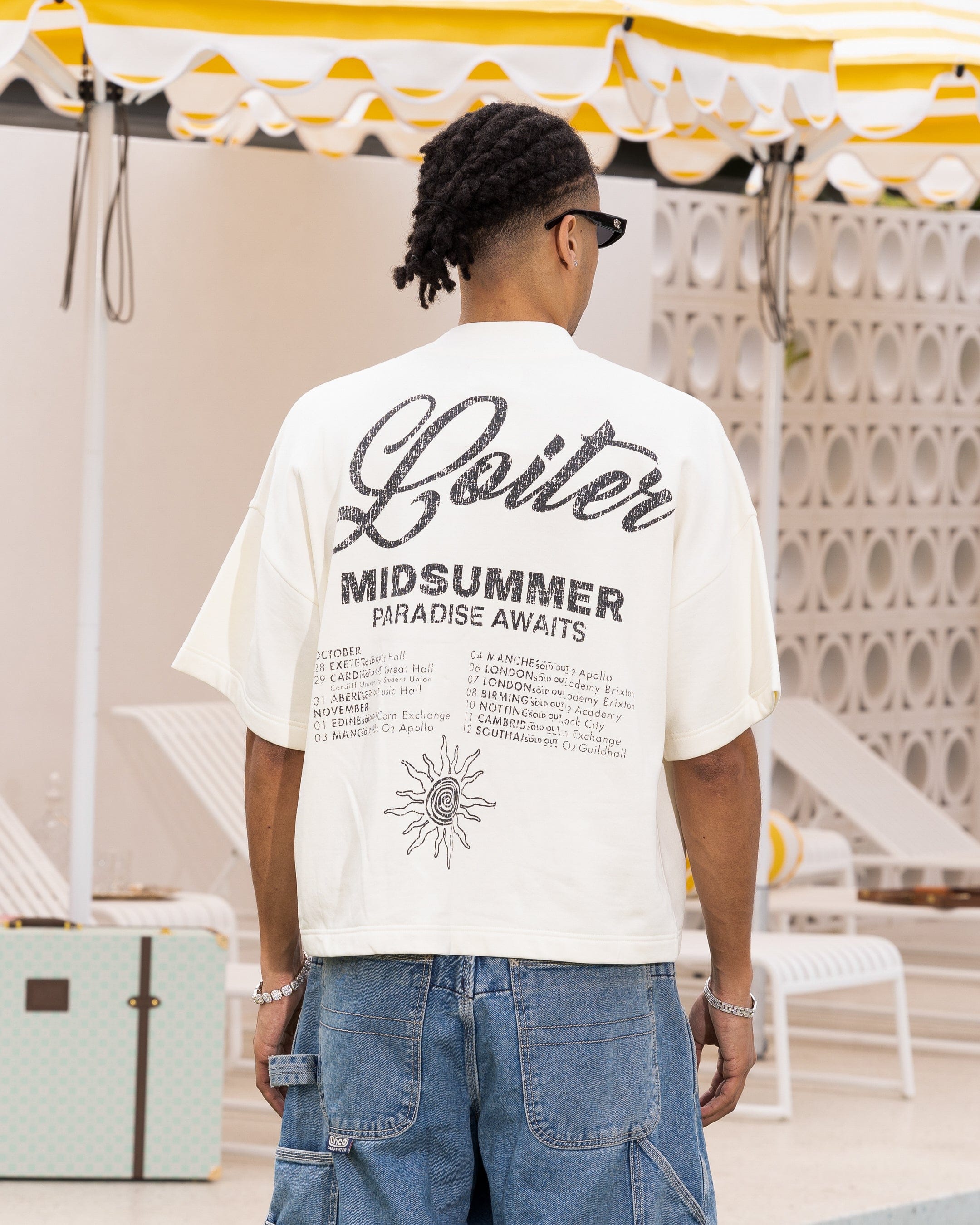 Loiter Palm Spring Box T - Shirt Off White