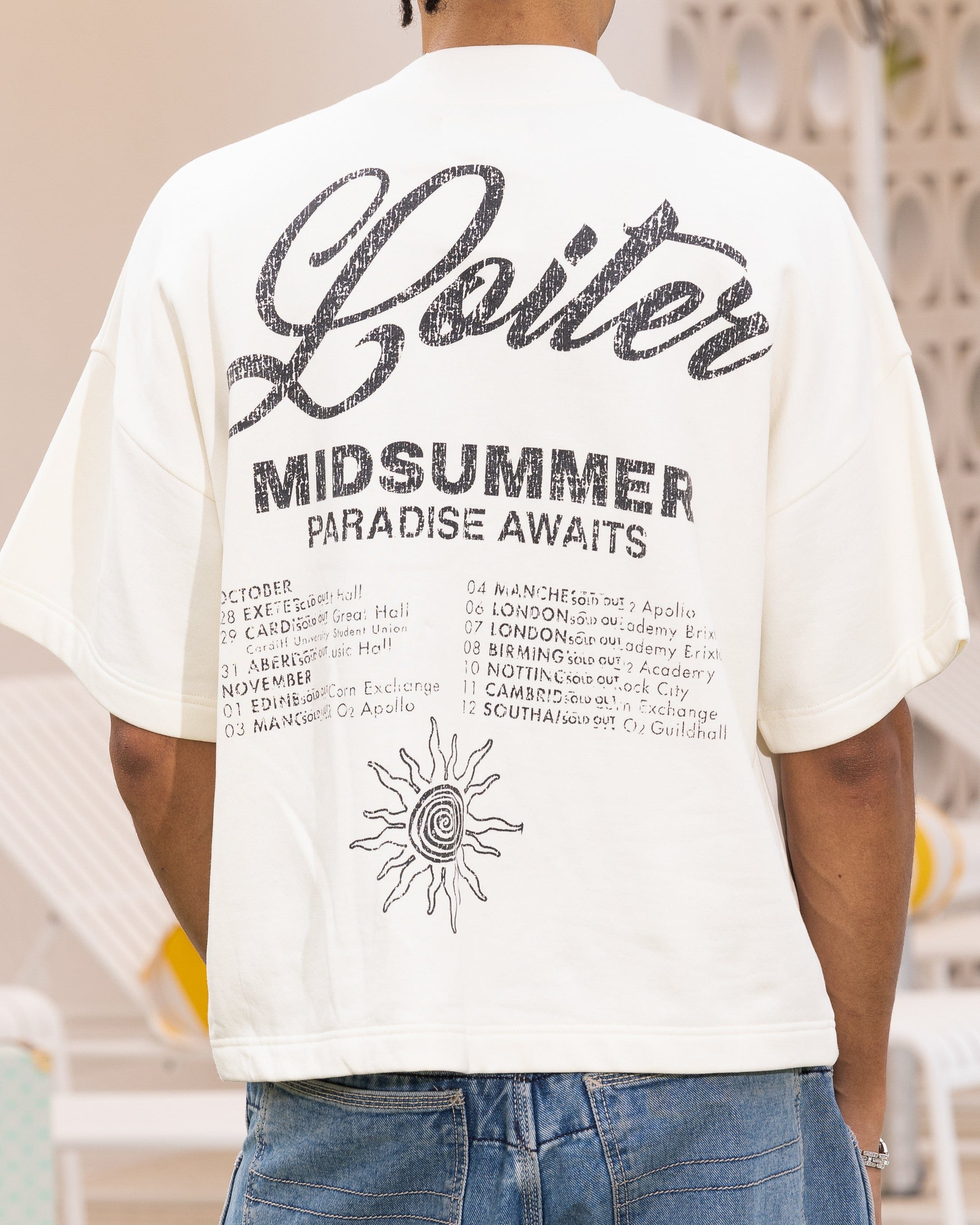 Loiter Palm Spring Box T - Shirt Off White