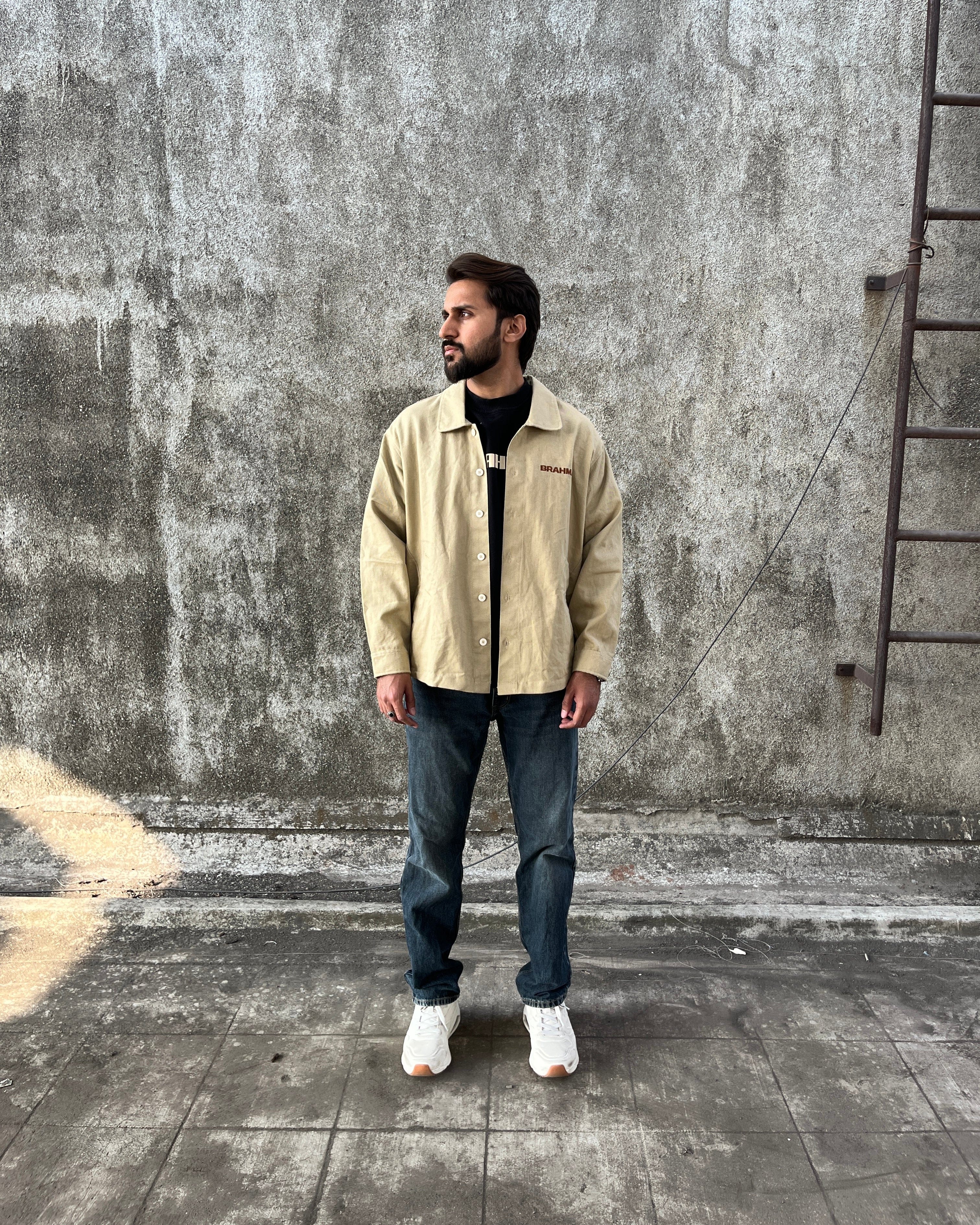 House of Brahma Brahma // Essential Cotton Shacket