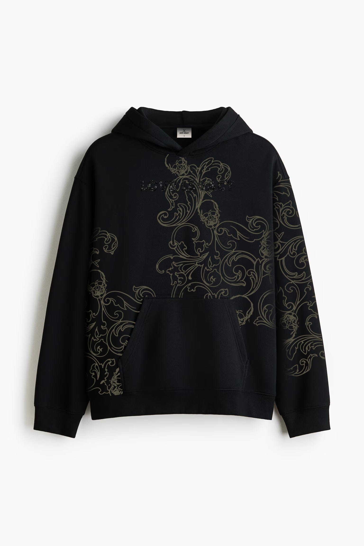 Love Legacy BAROQUE SKULL HOODIE