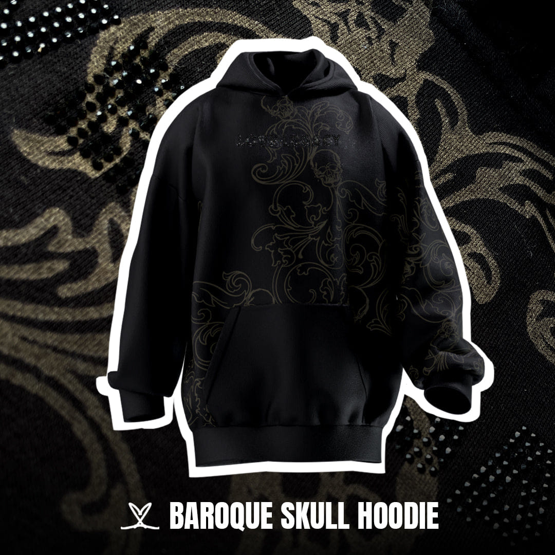 Love Legacy BAROQUE SKULL HOODIE