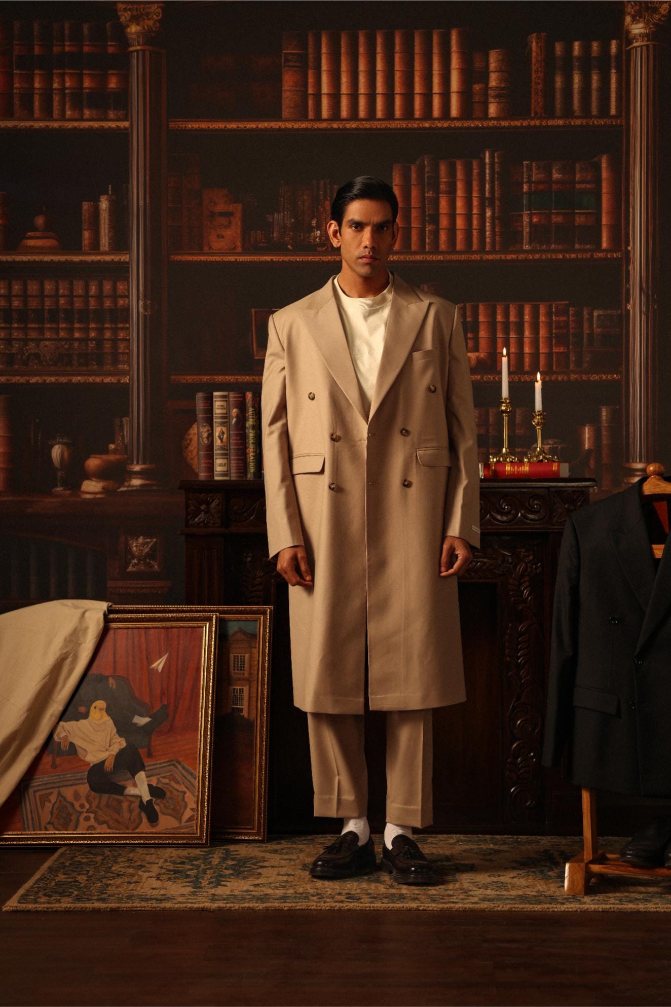 WAKE YOUR Dreams Double Breasted Coat
