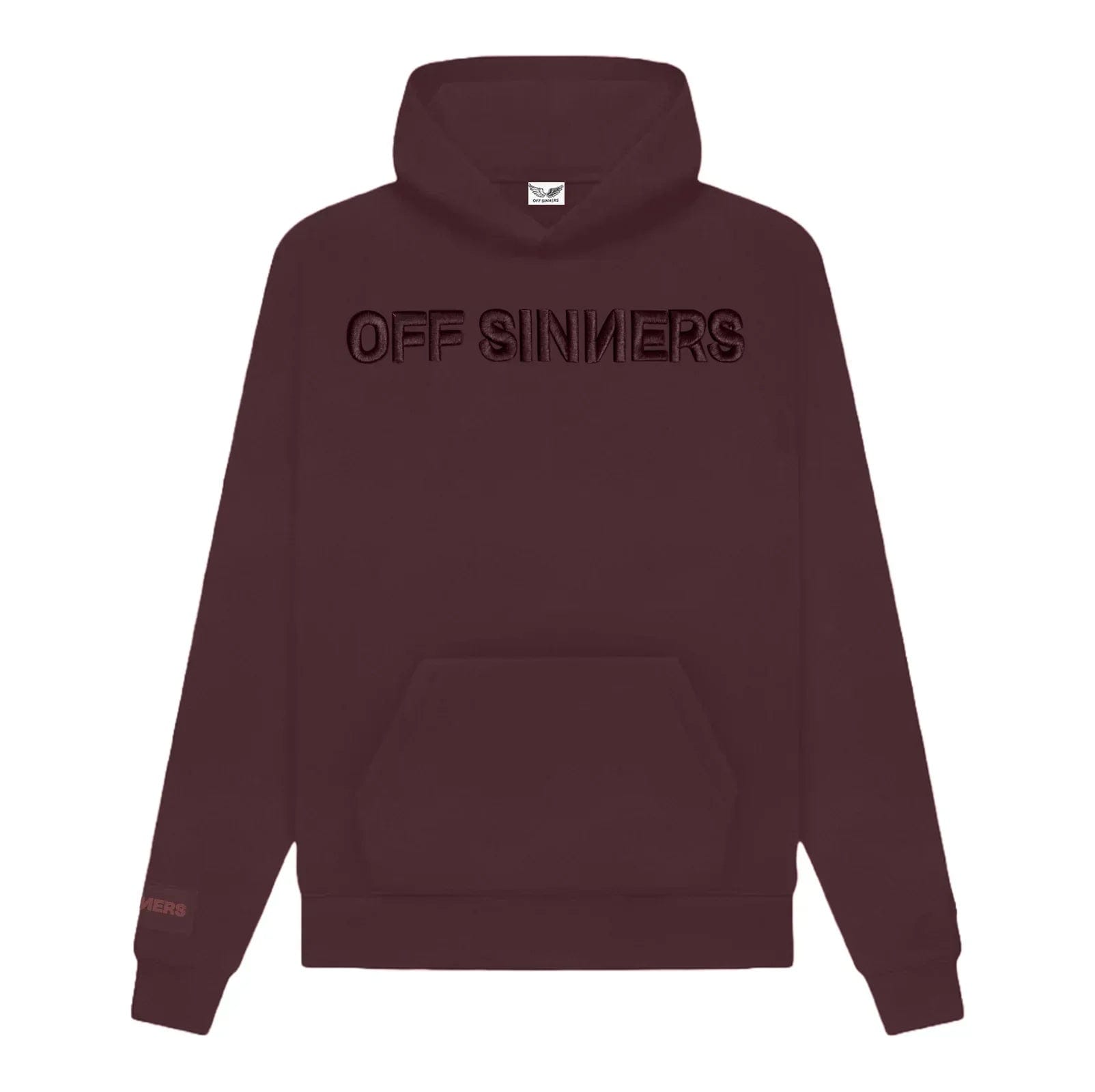 Off Sinners Acid Wash Hoodie - Raven Born