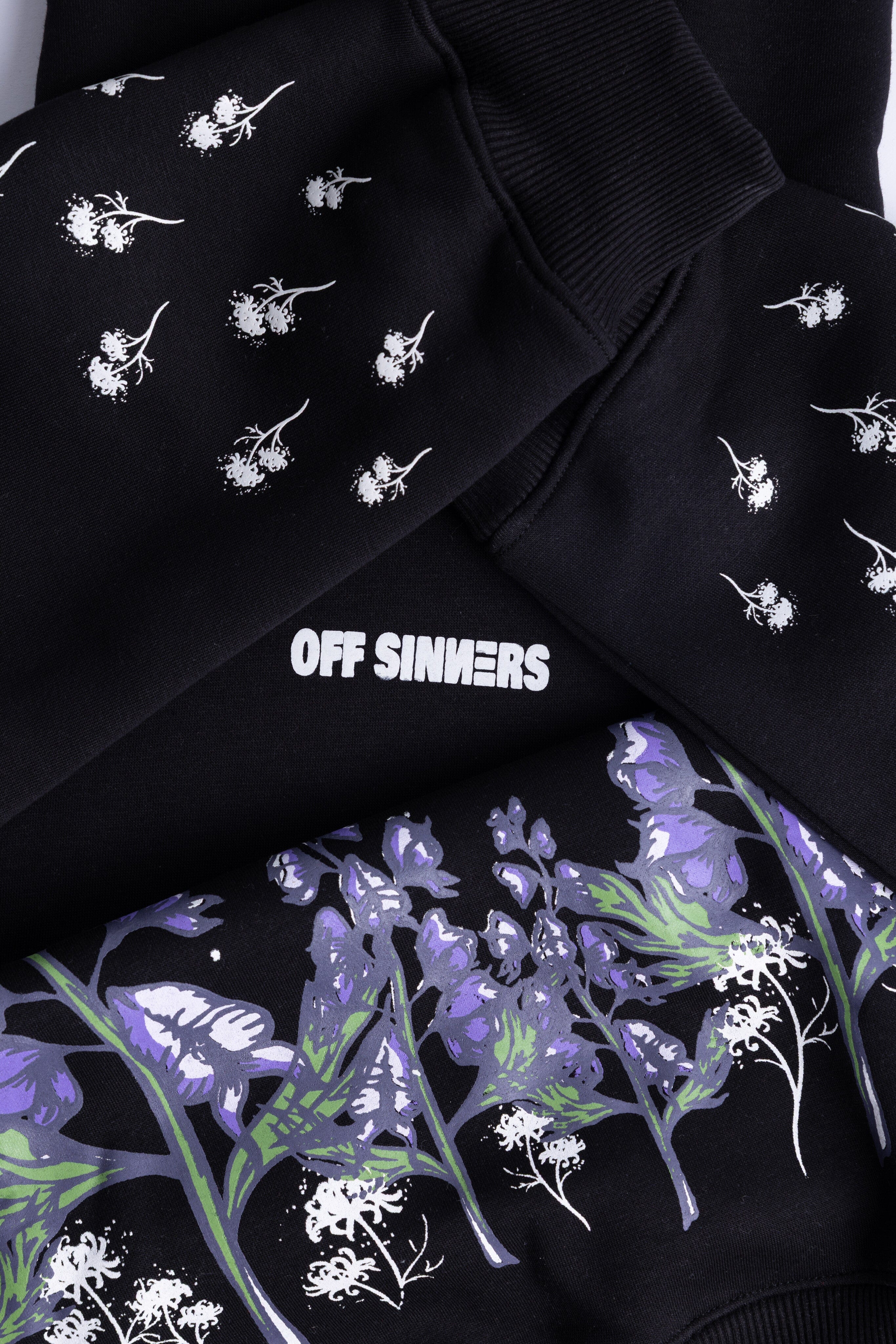 Off Sinners Black Hoodie - Last Bloom