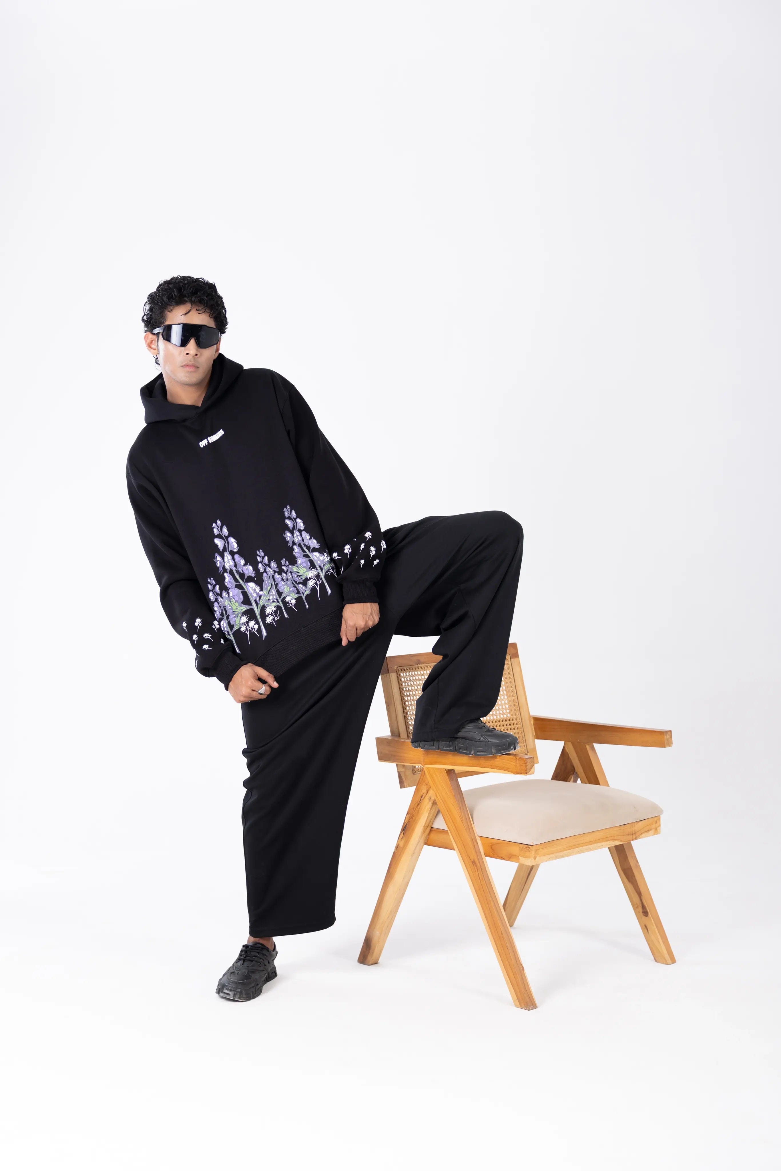 Off Sinners Black Hoodie - Last Bloom