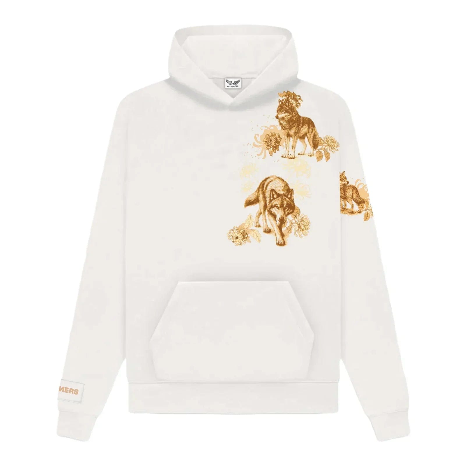 Off Sinners White Hoodie - Lone Howl