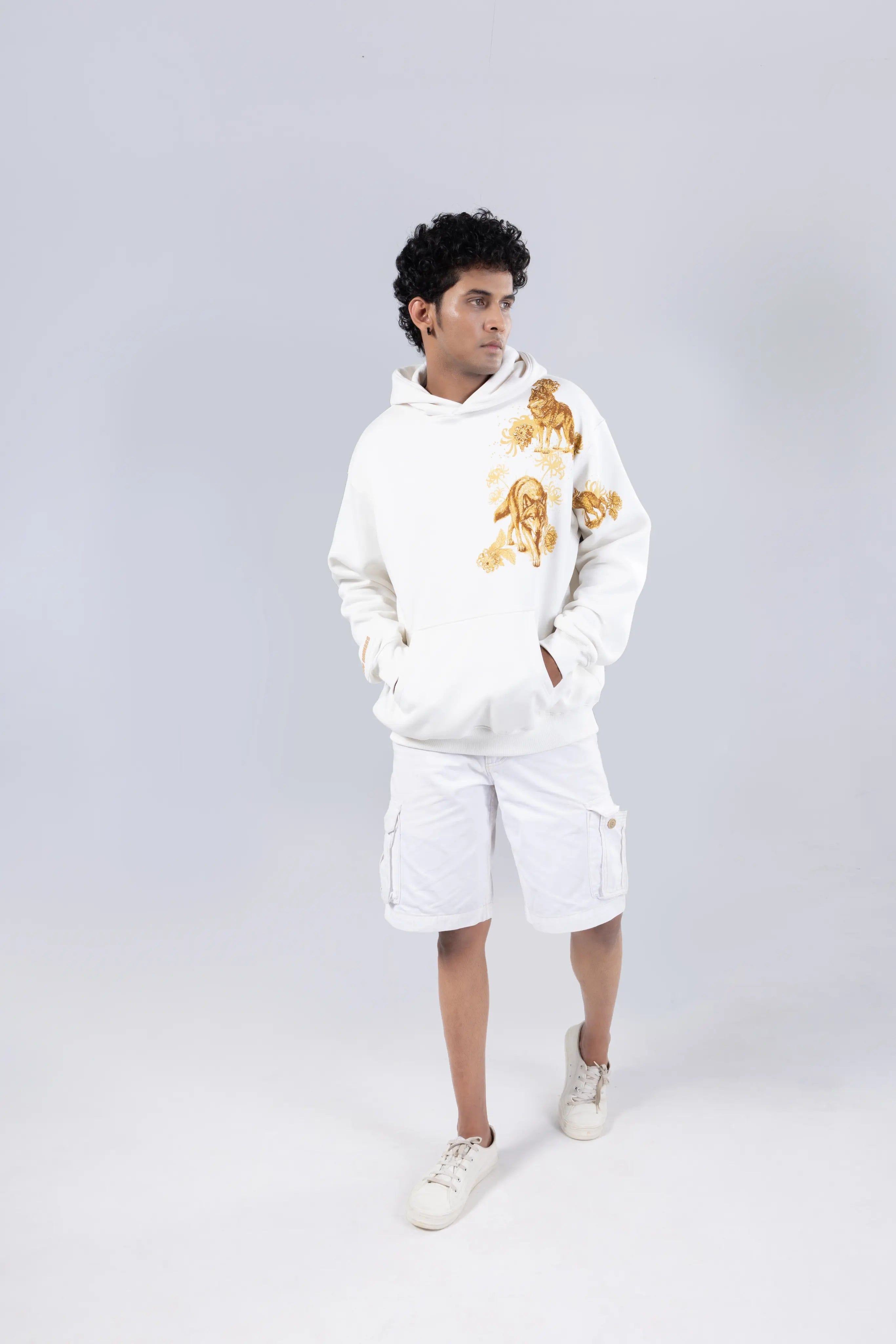 Off Sinners White Hoodie - Lone Howl