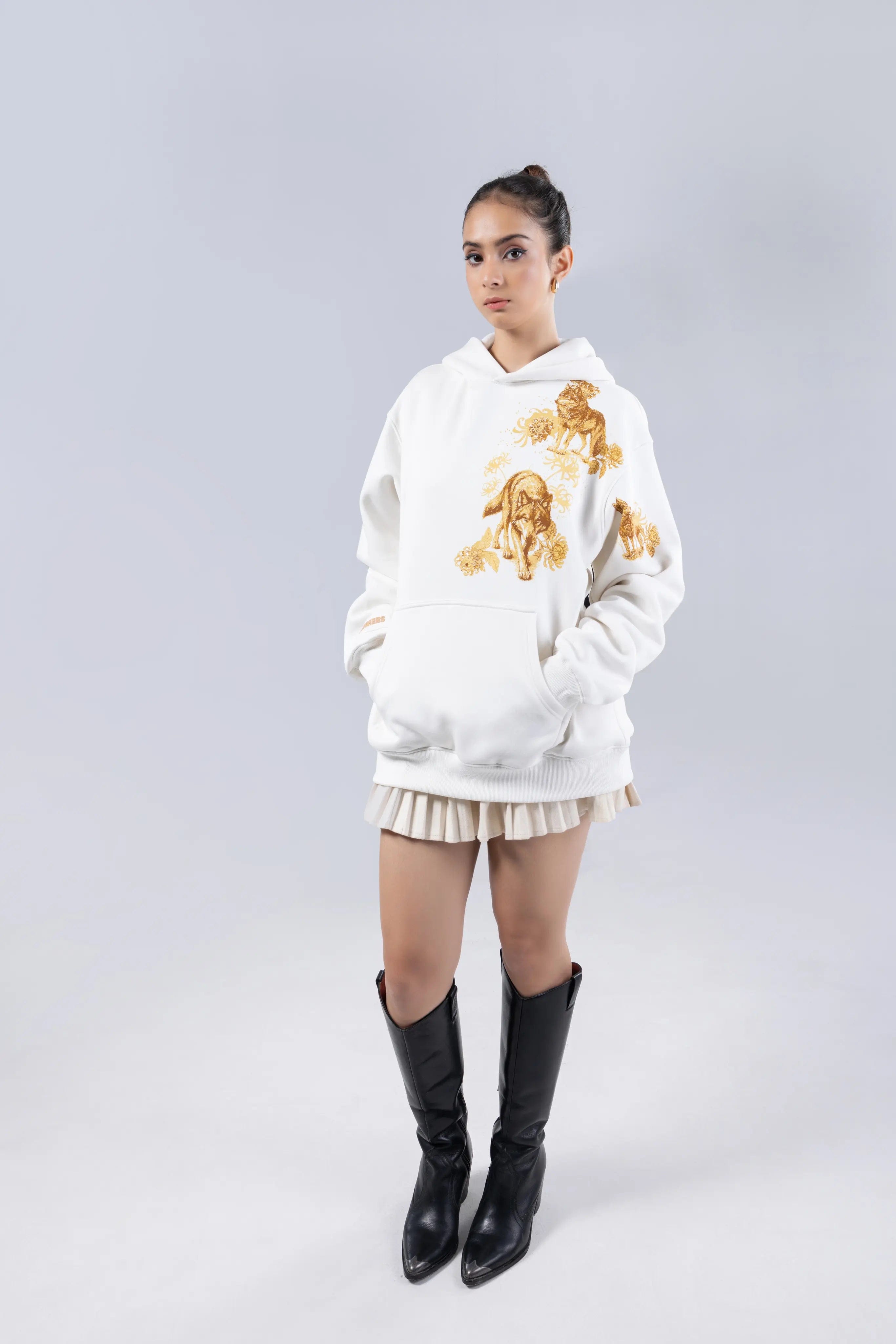 Off Sinners White Hoodie - Lone Howl
