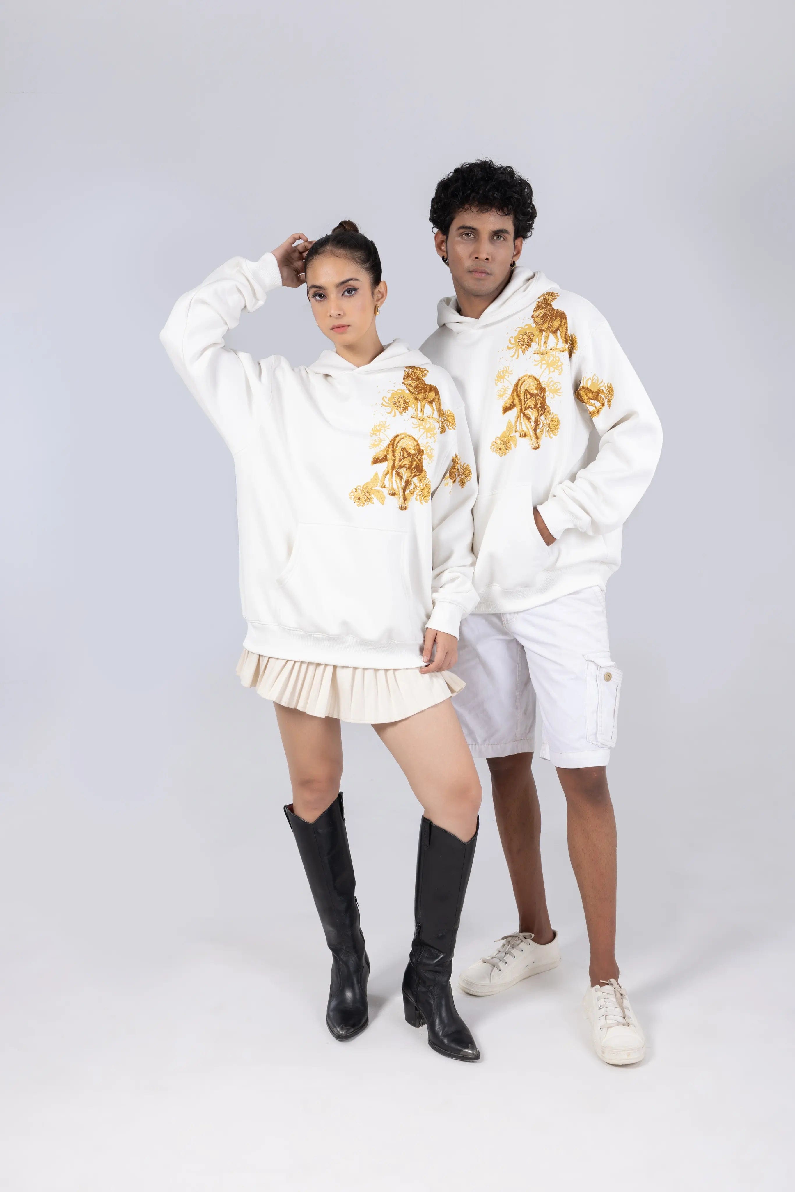 Off Sinners White Hoodie - Lone Howl