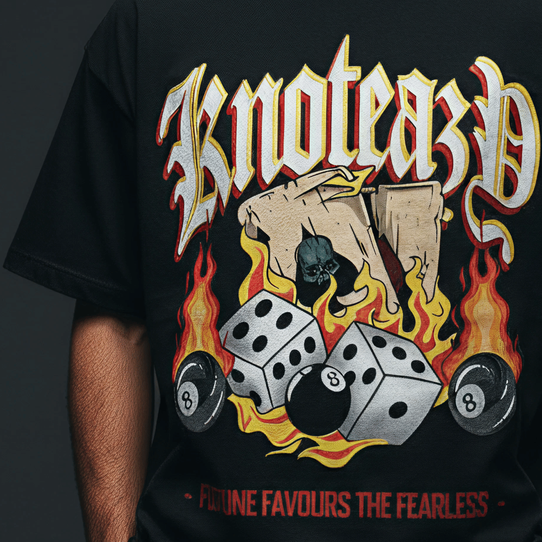 Knoteazy FORTUNE FAVOURS THE FEARLESS
