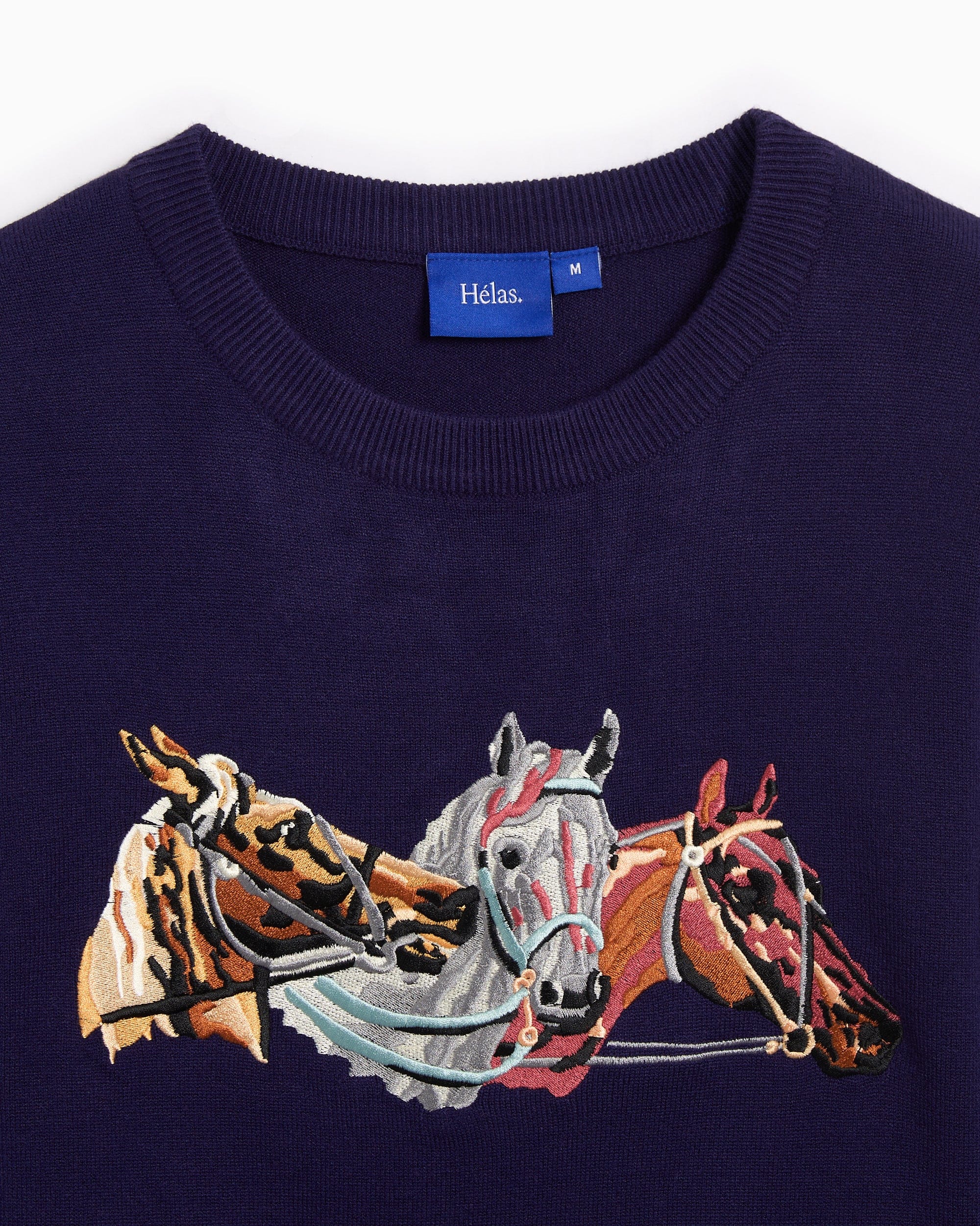 Hélas. Jersey con gráfico Hélas. Horses para hombre