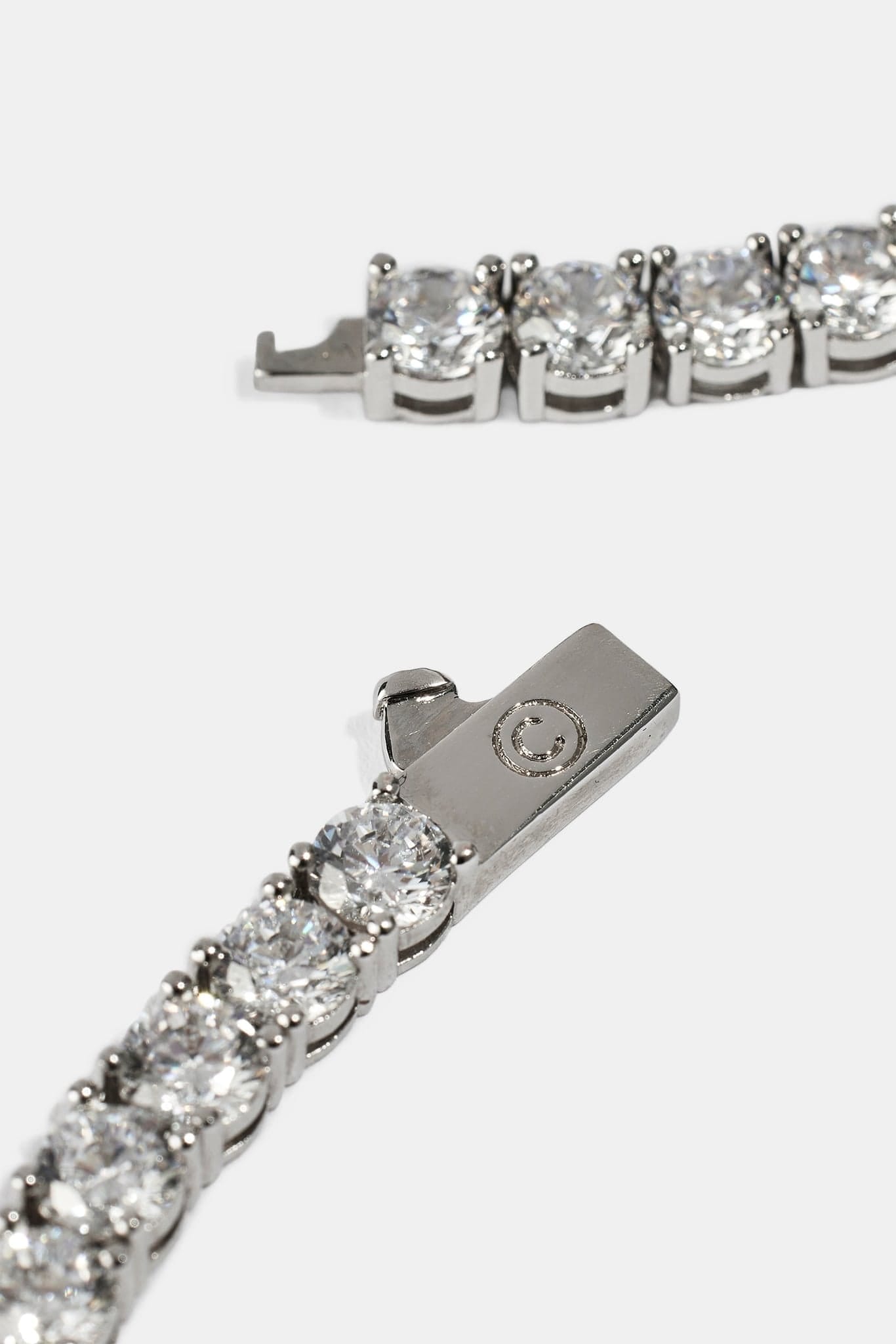 Cernucci Tennis Chain - 5 mm - White