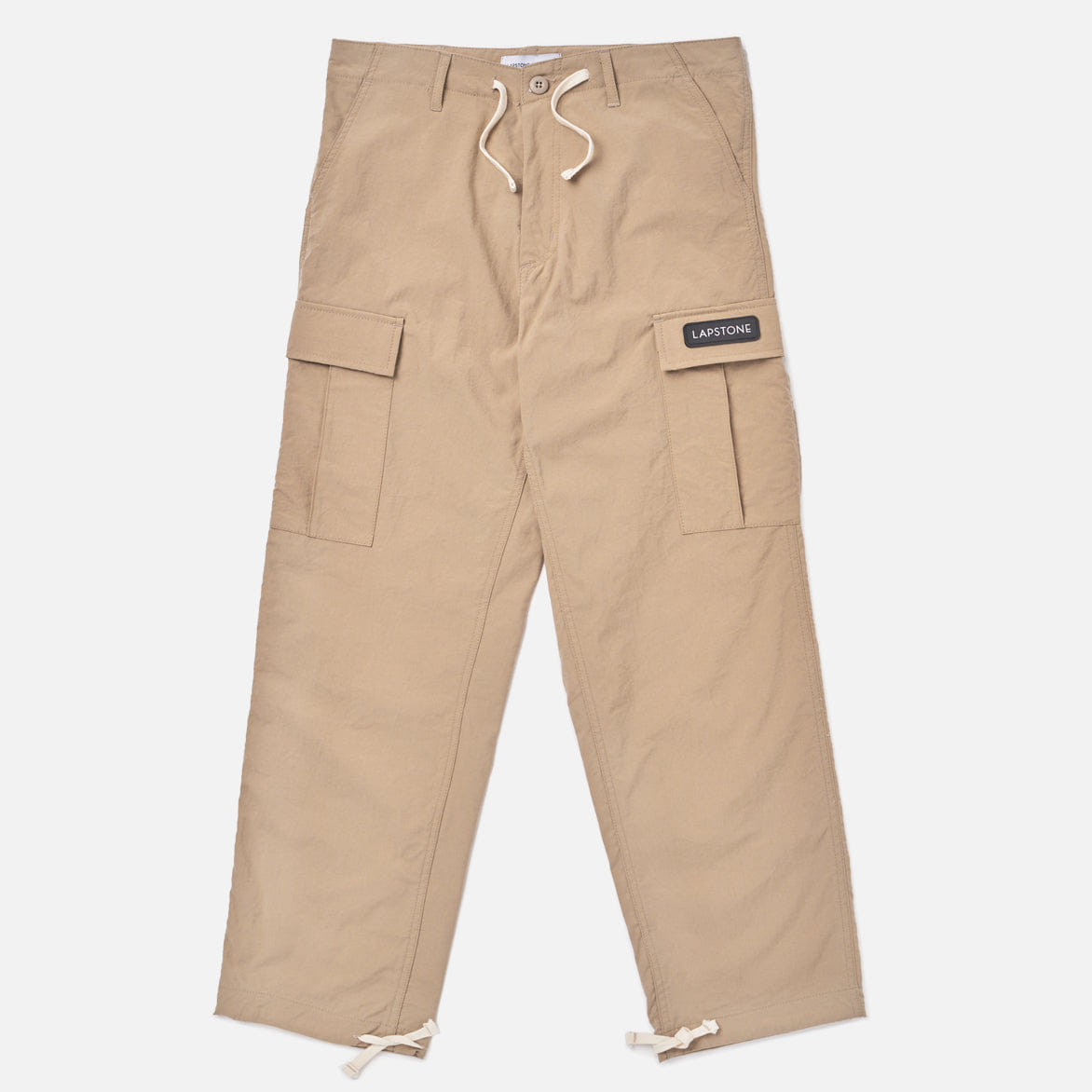 Lapstone & Hammer NYLON RELAXED CARGO PANT - KHAKI