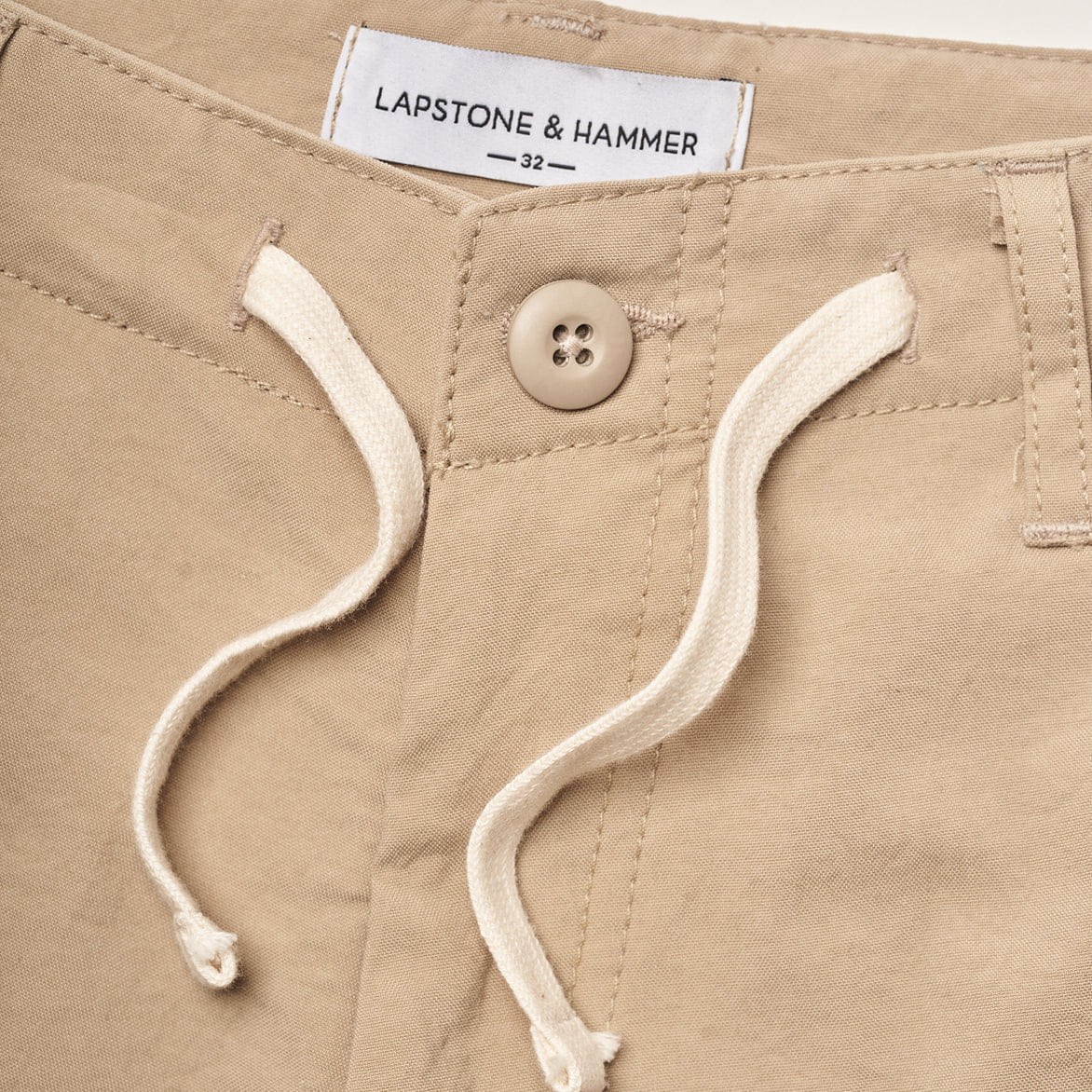 Lapstone & Hammer NYLON RELAXED CARGO PANT - KHAKI