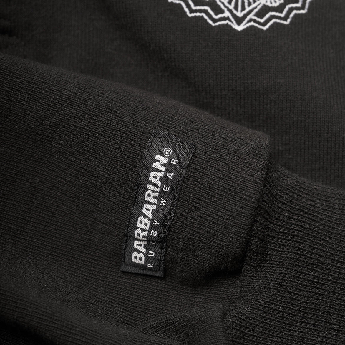 Lapstone & Hammer LAPSTONE FOR BARBARIAN RUGBY SHIRT - BLACK