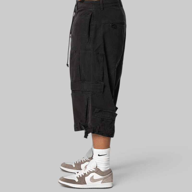 Protocol Index Upside Down Cargo Short - Black