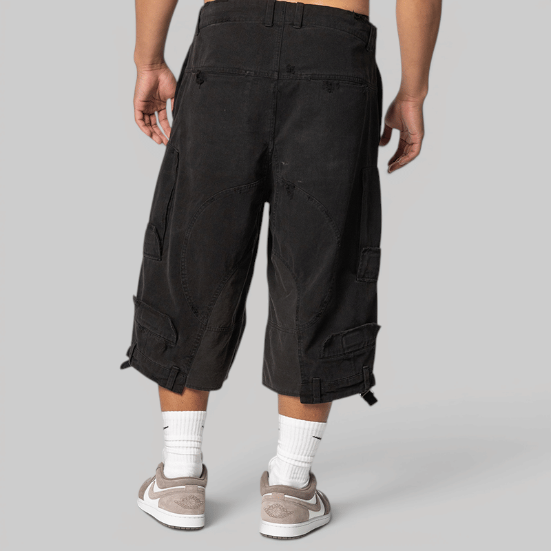 Protocol Index Upside Down Cargo Short - Black