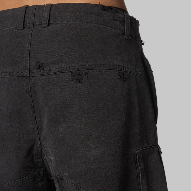 Protocol Index Upside Down Cargo Short - Black