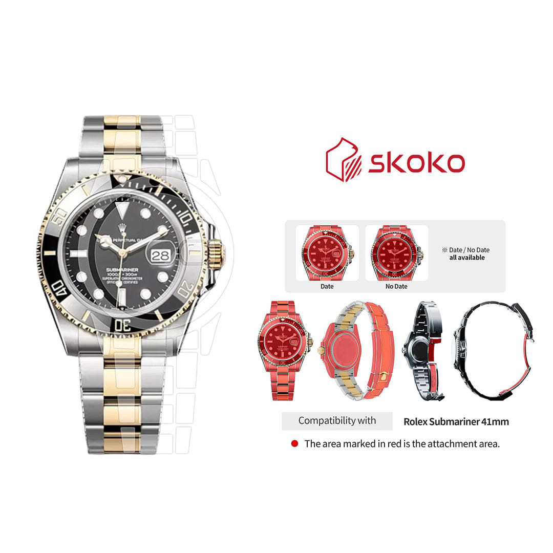 SKOKO Rolex Submariner 41 mm Date (2020 - ) Protective Film
