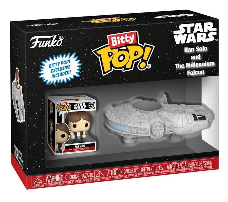 Funko Pop Funko Bitty Pop Rides Star Wars Han Solo and The Millenium Falcon 321 Vinyl Figure