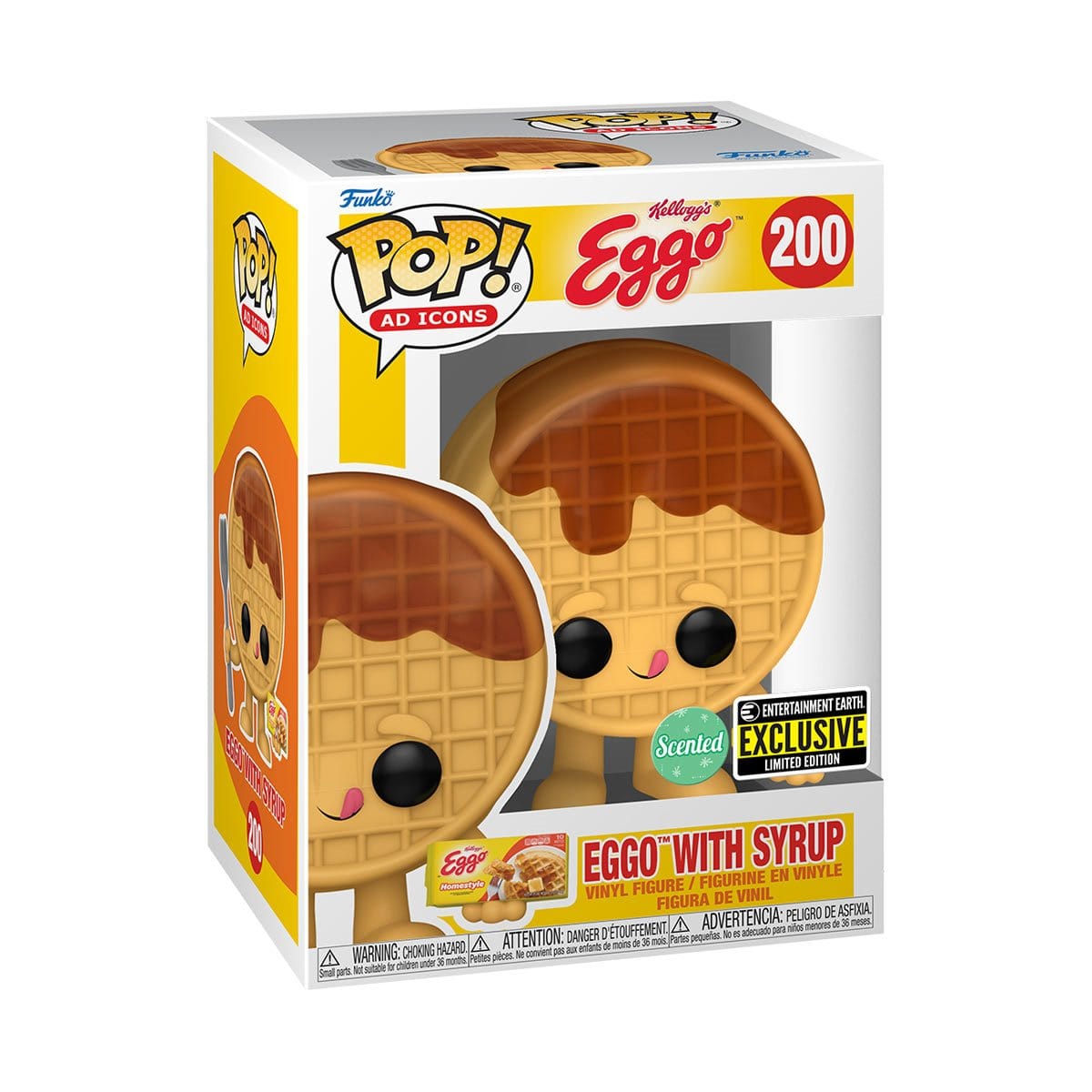 Funko Pop **Pre Order**Funko Pop Kellogg's Eggo Waffle with Syrup Scented EE Exclusive 200 Vinyl Figure