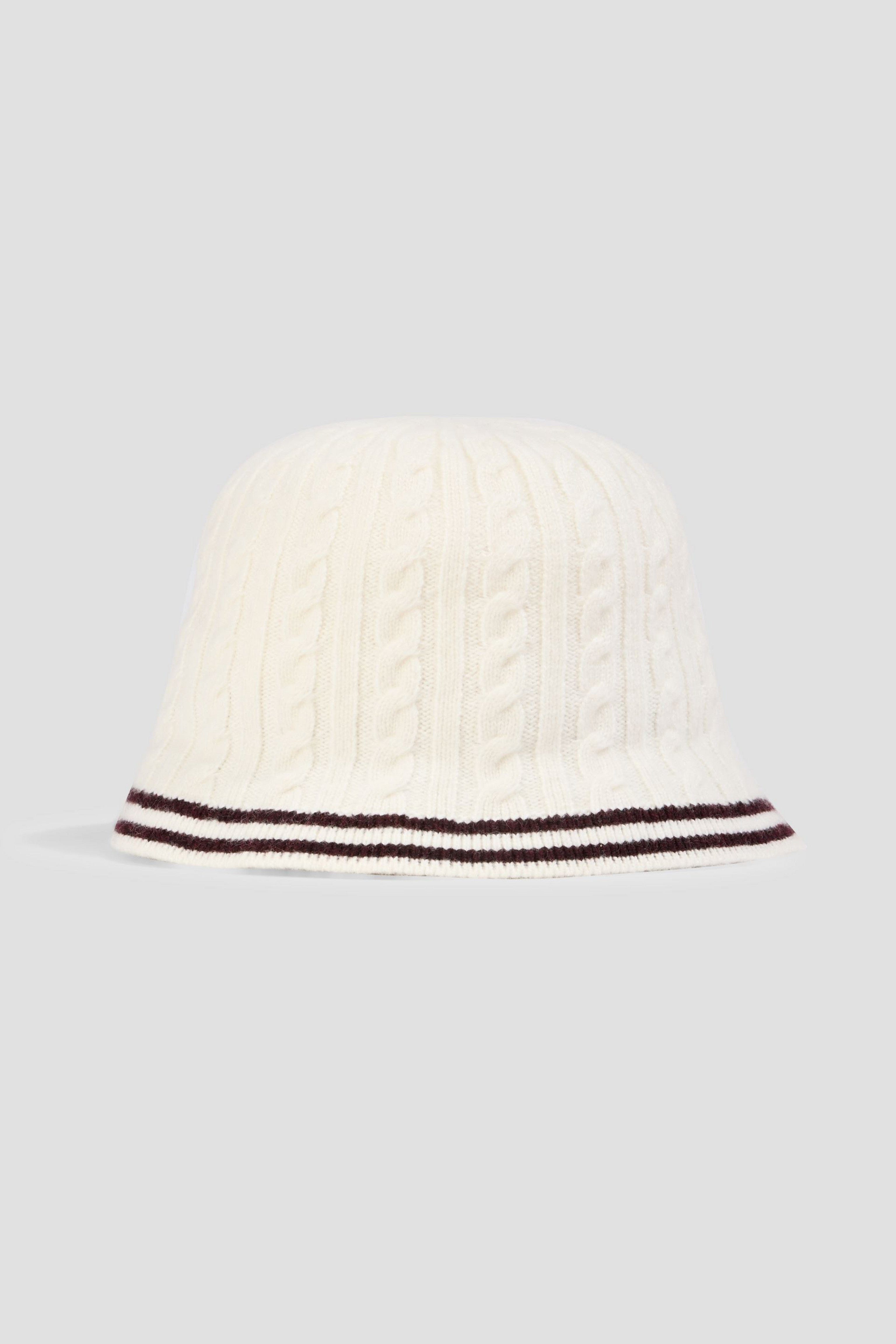 FRAME Striped Cable - Knit Bucket Hat