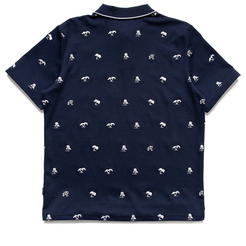 Malbon Golf x Torrey Pines Polo - Baritone Blue