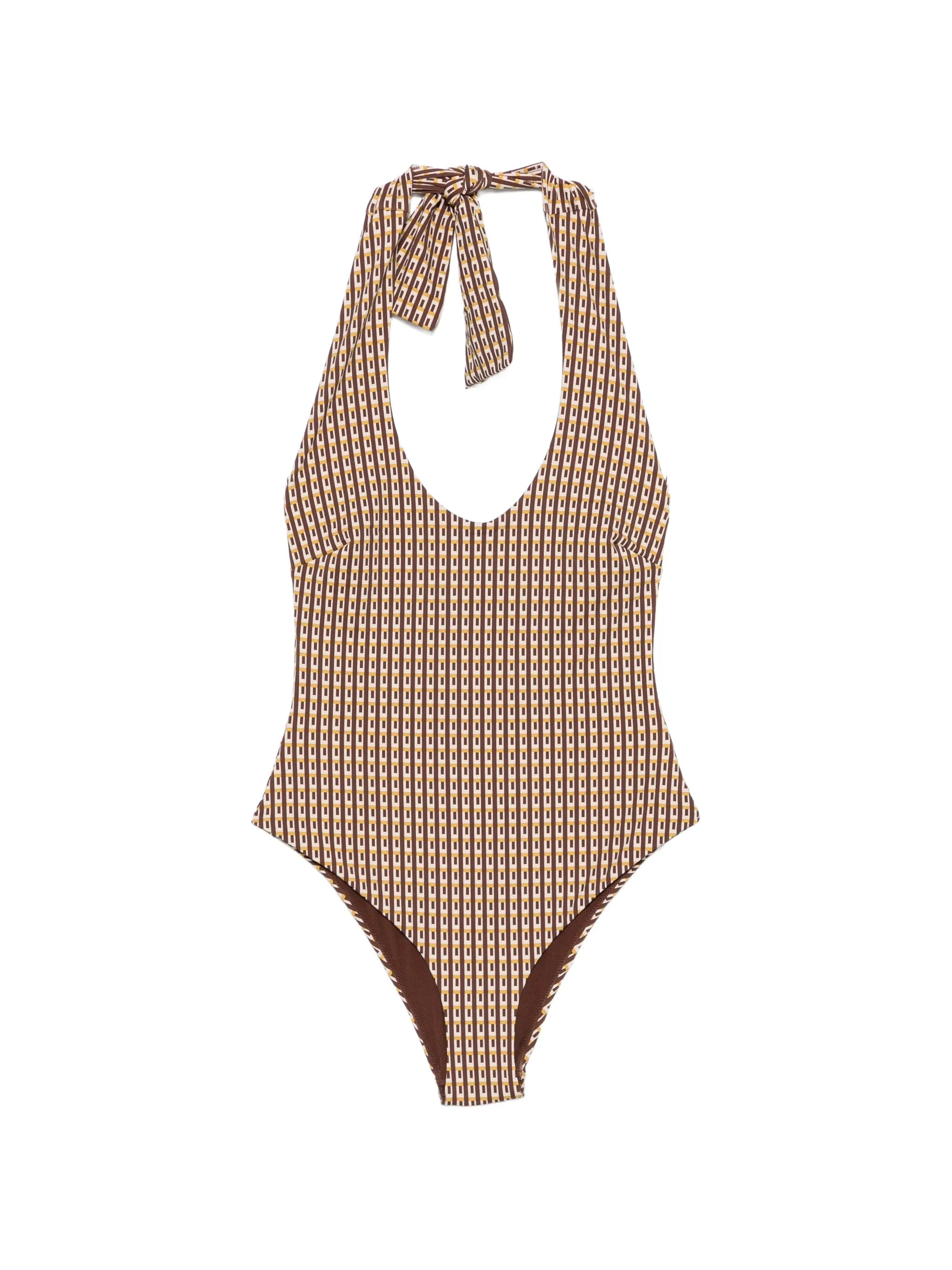SIR. geometric - print swimsuit