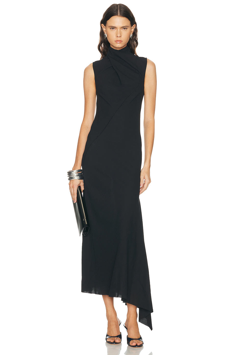 THE Attico Turtleneck Midi Dress
