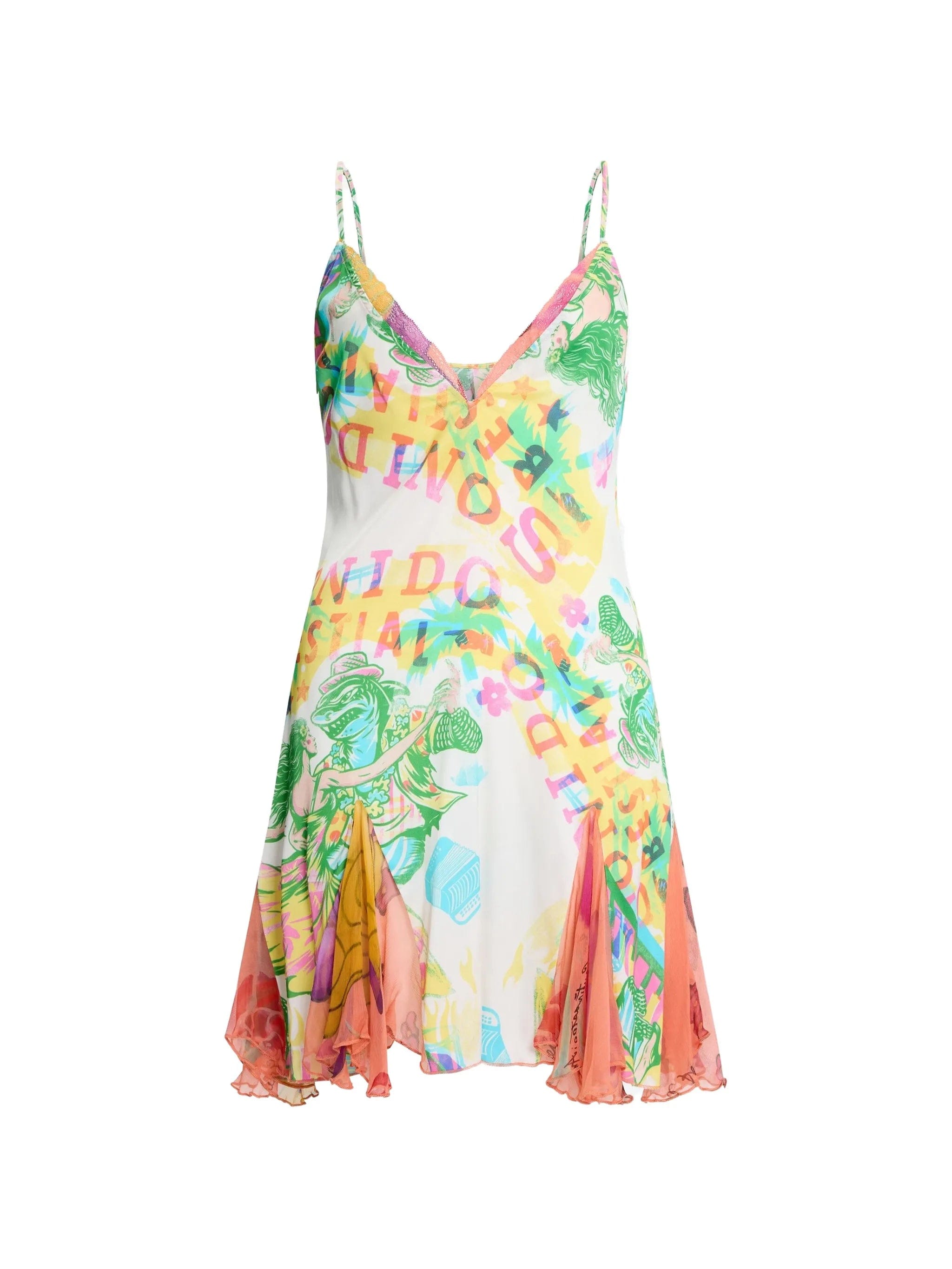 Donde Esteban x La Linterna Sonido Bestial mini dress