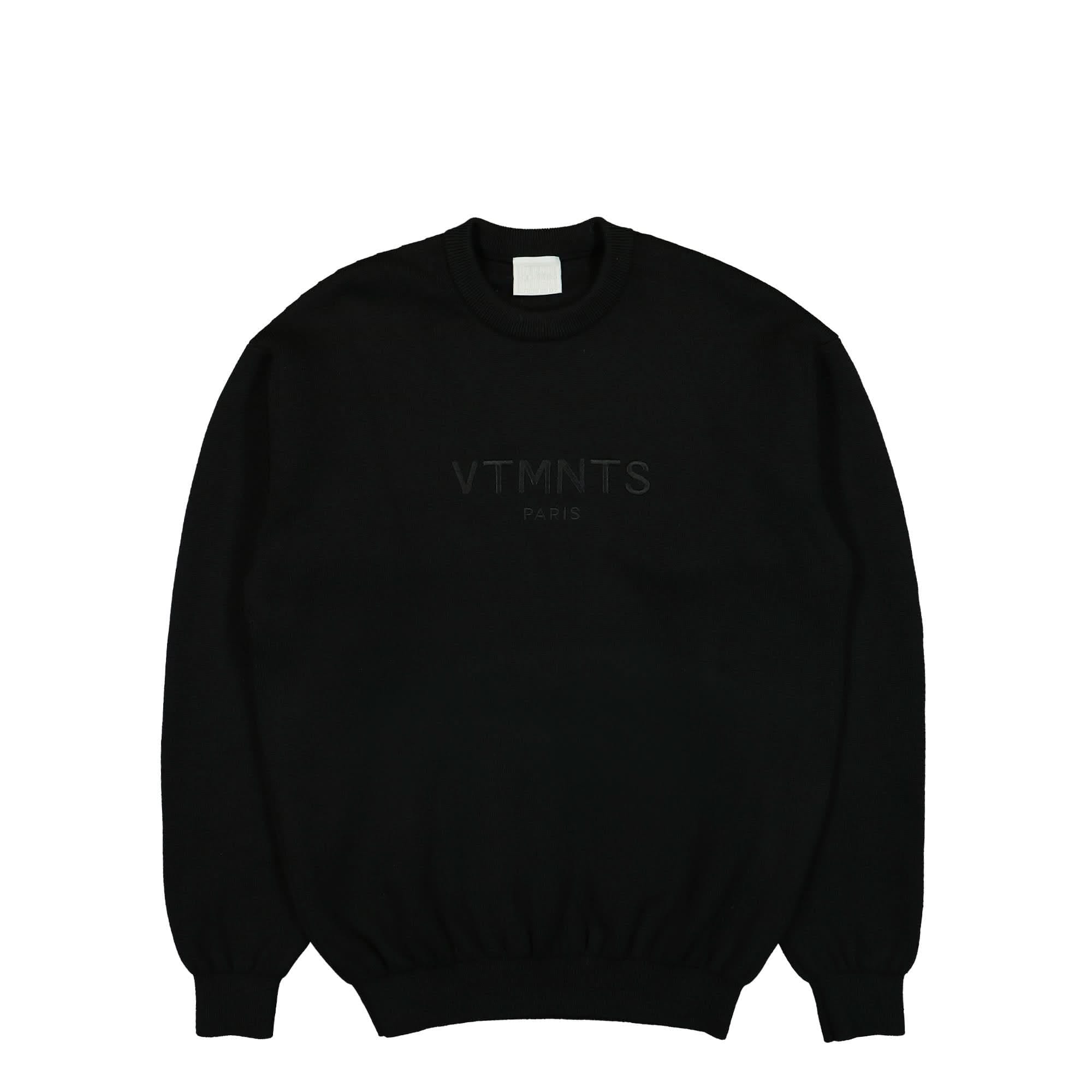 Vtmnts Paris Logo Knitted Sweater