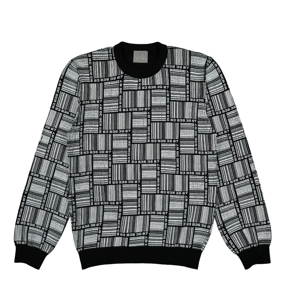 Vtmnts Barcode Monogram Sweater