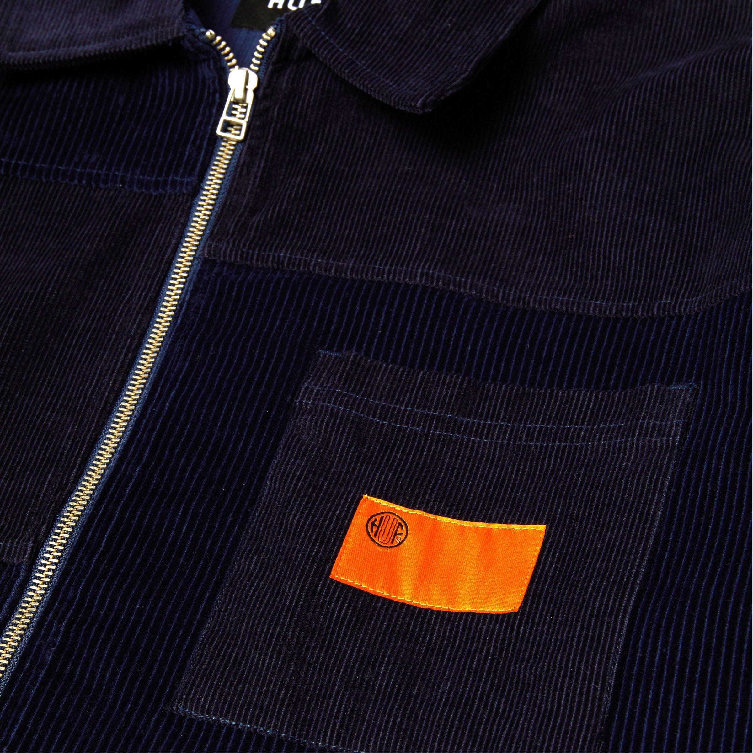 HUF Union Corduroy Shacket Navy