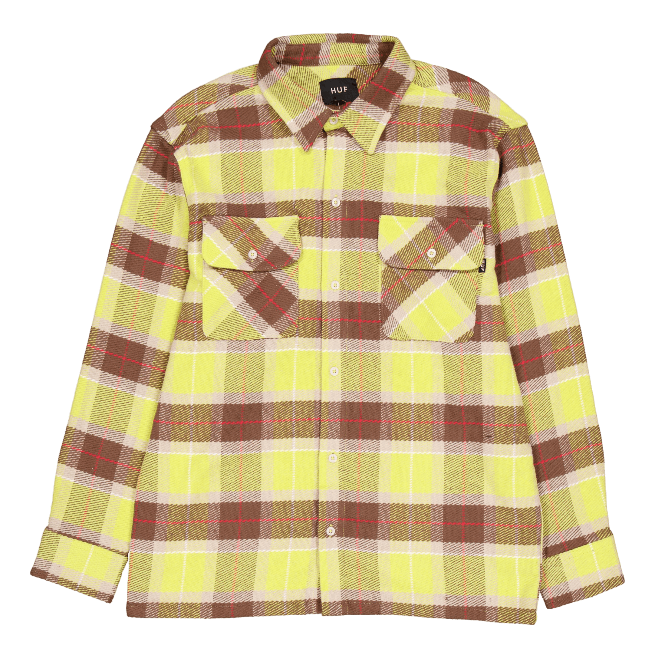 HUF Prescott Flannel Shirt Yellow