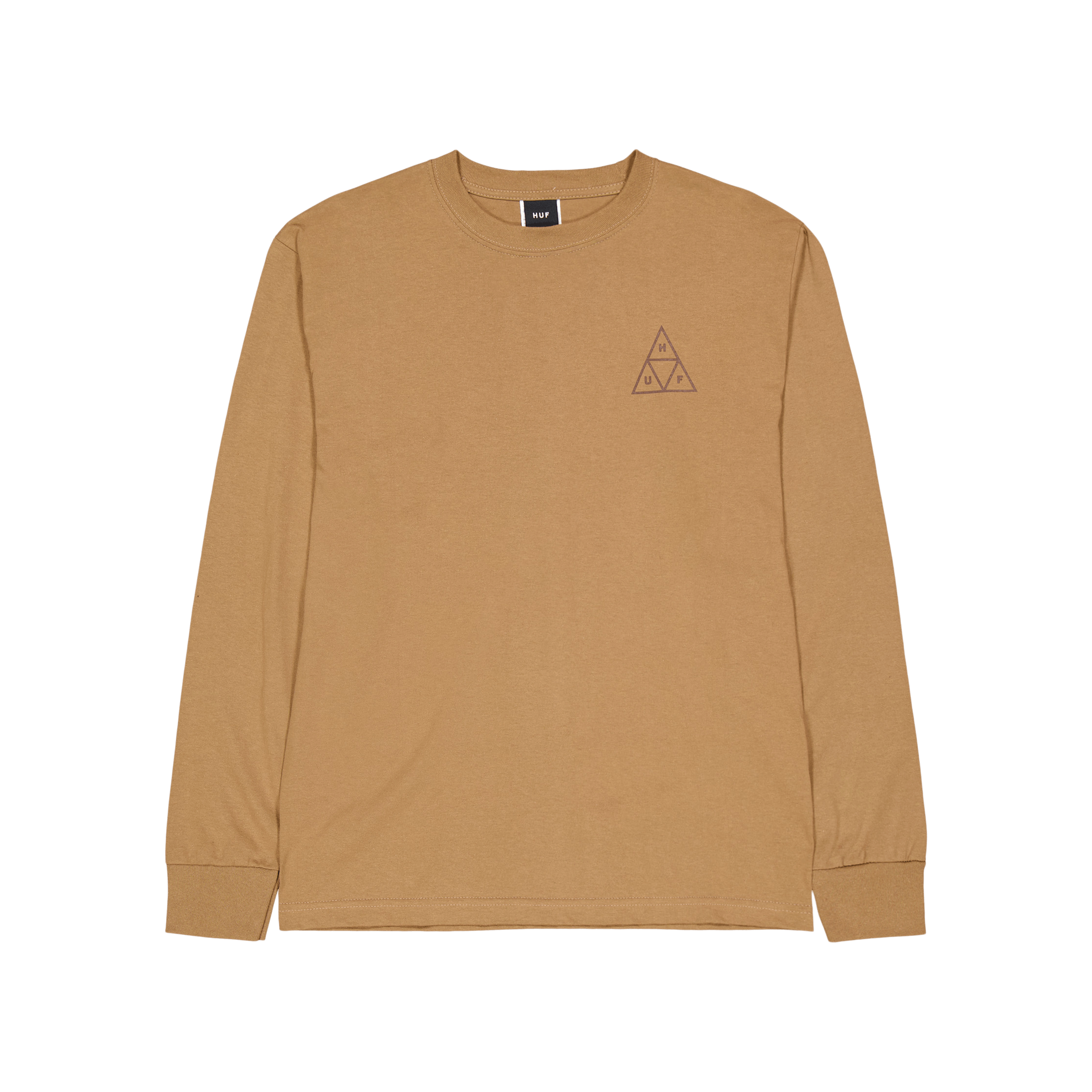 Huf Set Tt L/s T-Shirt Camel