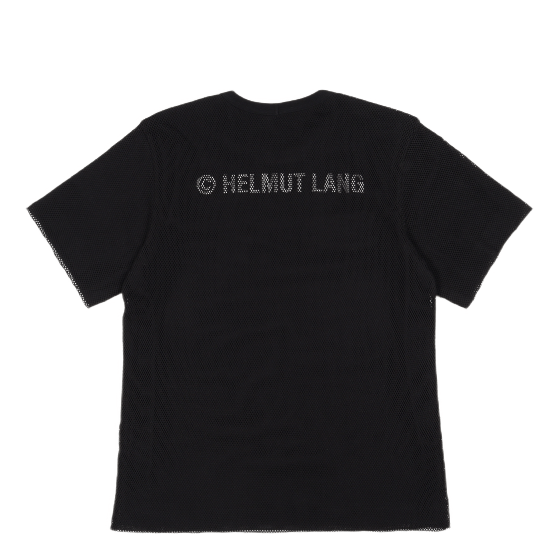 Helmut Lang Trapunto Mesh T-Shirt Black