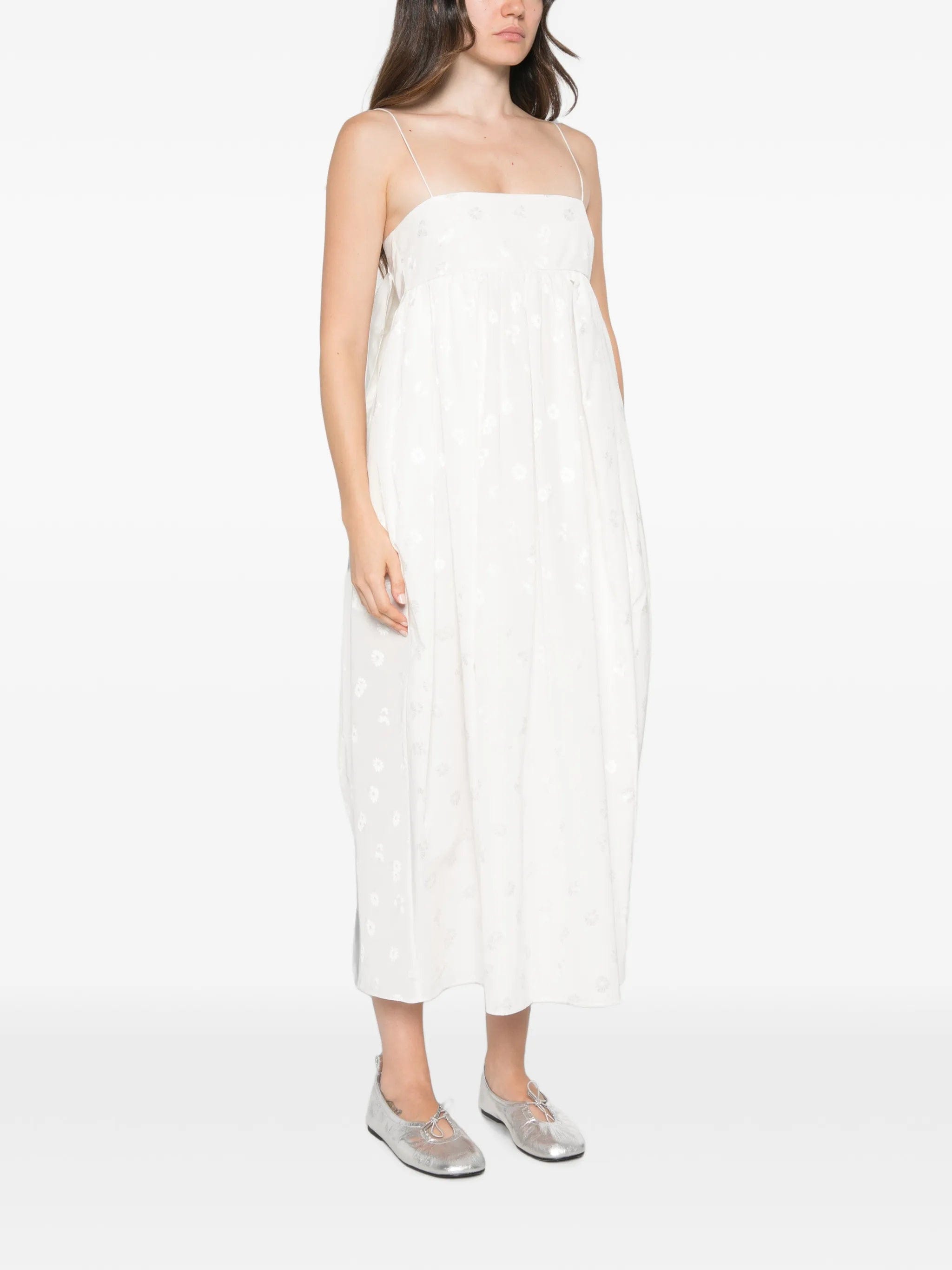 Cecilie Bahnsen Vilma embroidered bow - detail dress