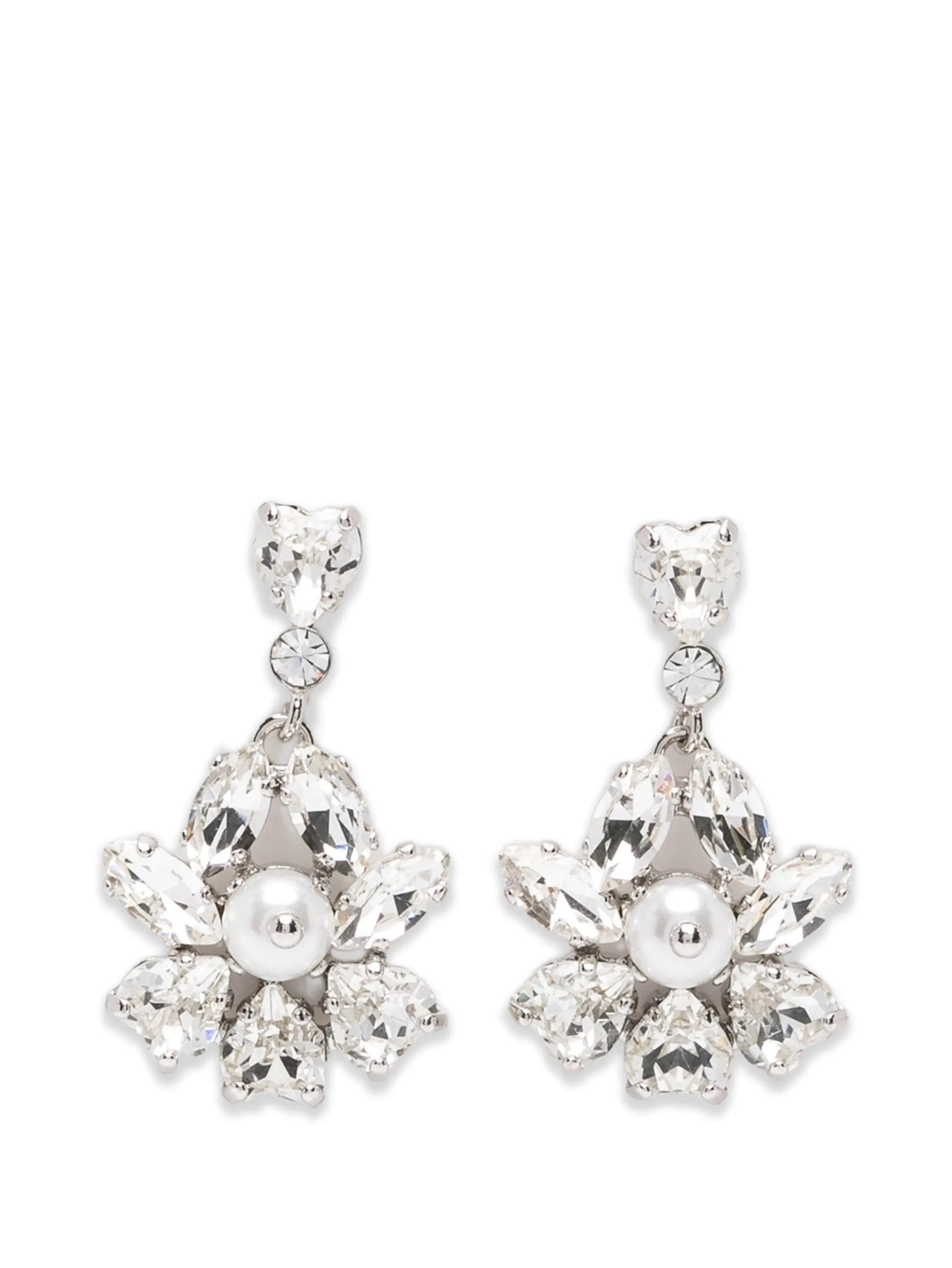 Simone Rocha crystal - embellished drop earrings