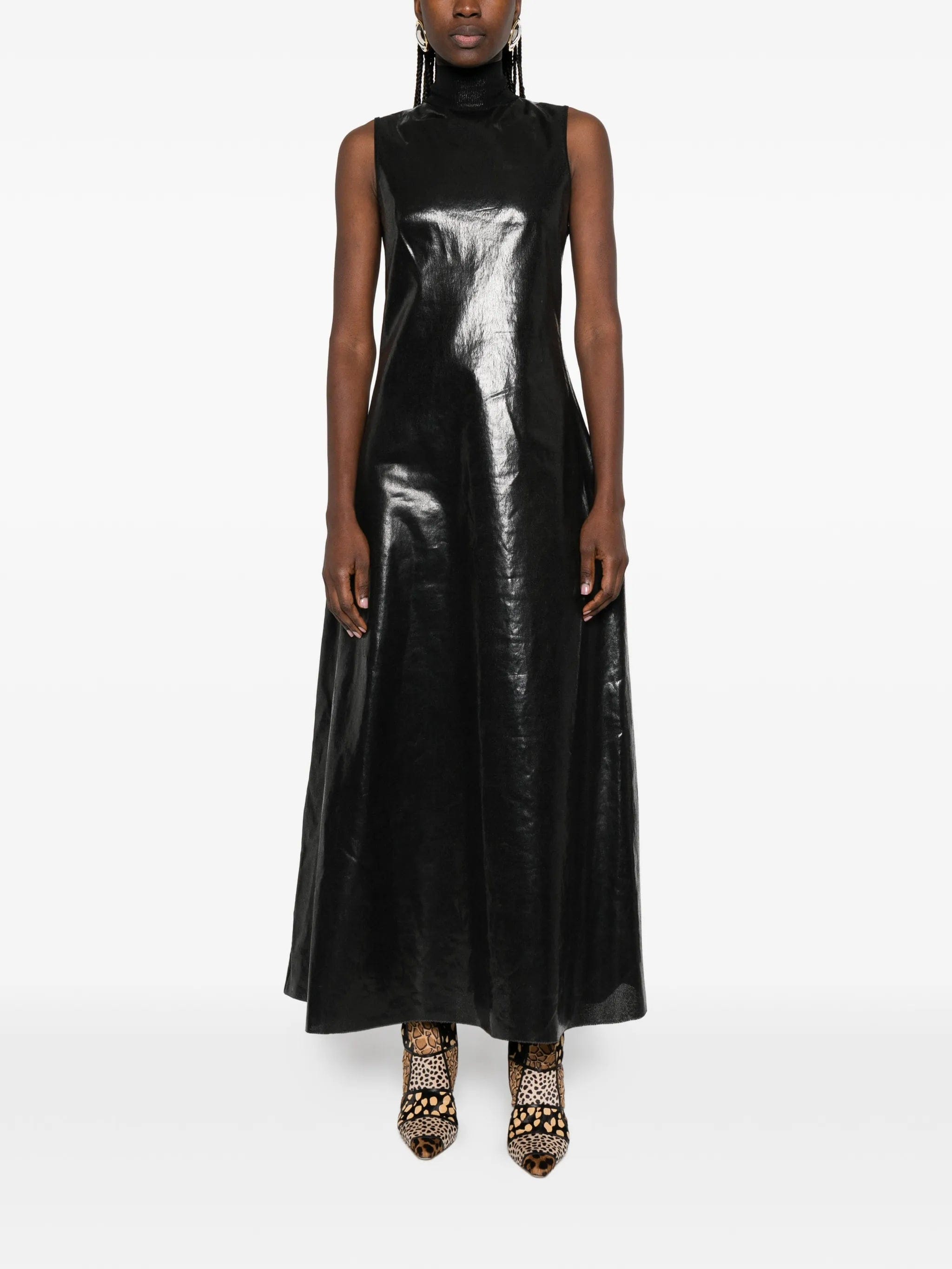 Alexander Wang turtleneck sleeveless maxi dress