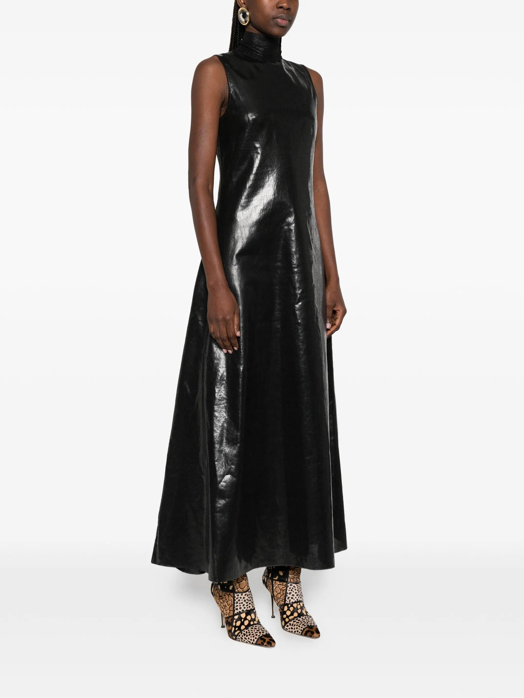 Alexander Wang turtleneck sleeveless maxi dress