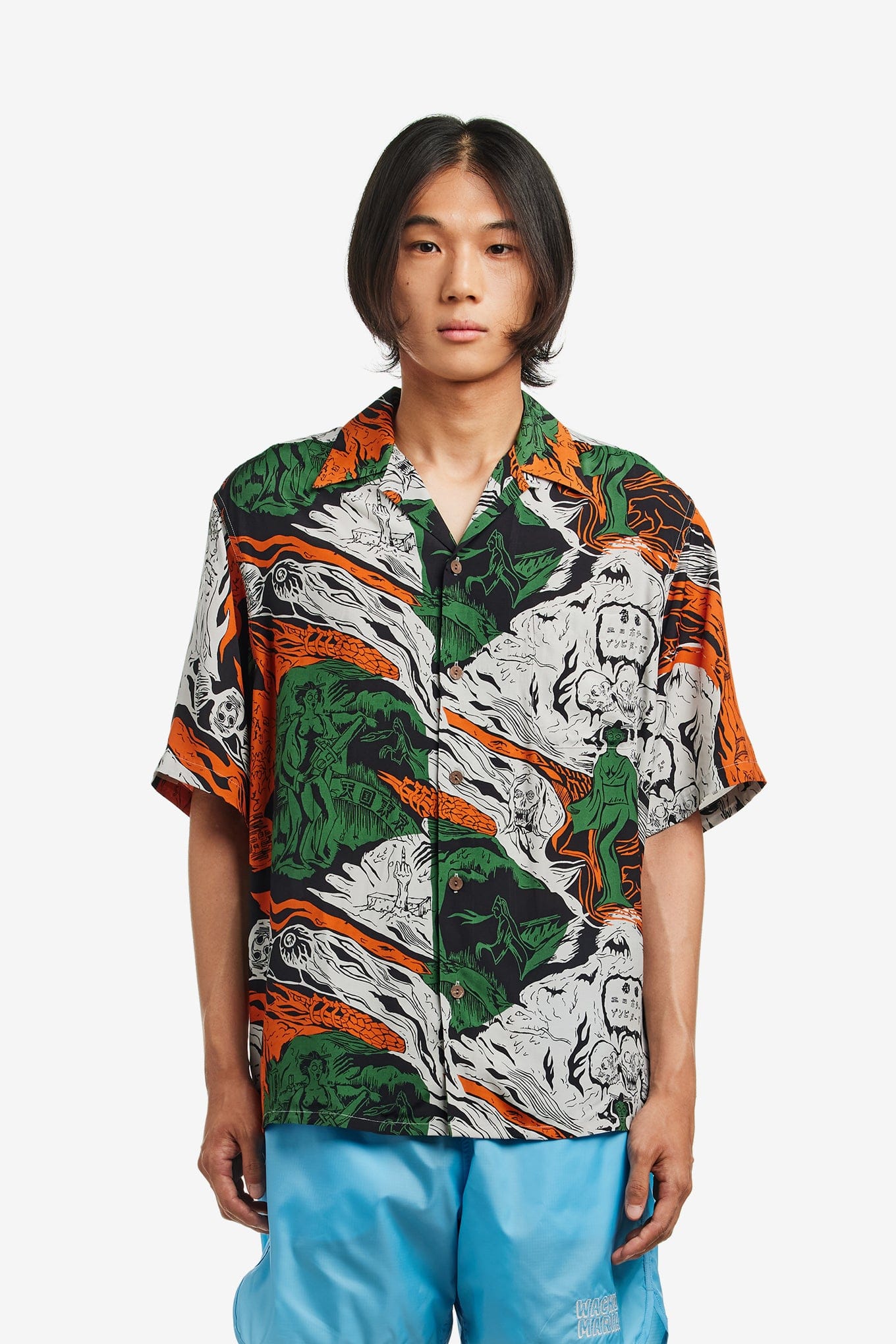 WACKO MARIA HAWAIIAN SHIRT S/S ( TYPE - 1 )