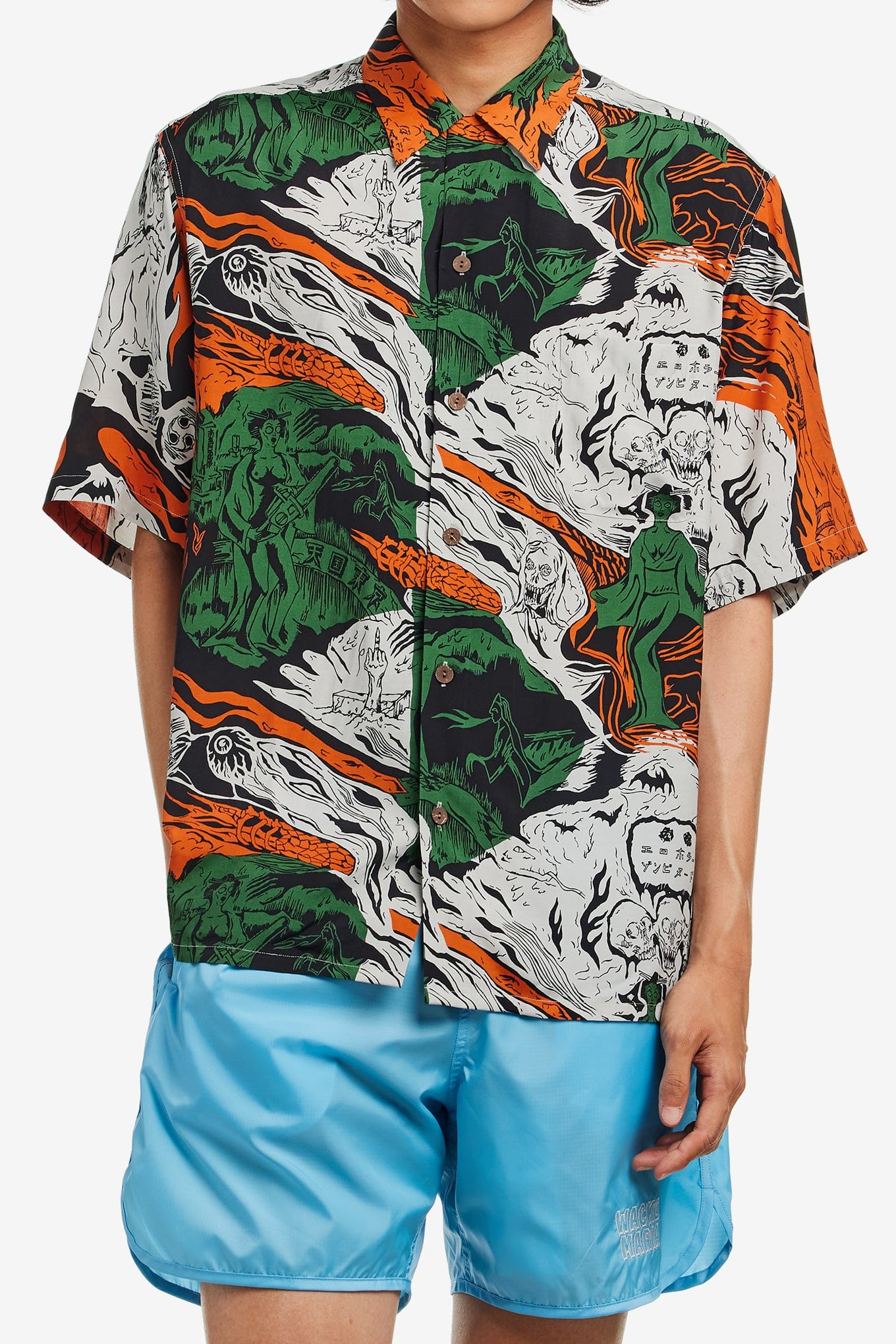 WACKO MARIA HAWAIIAN SHIRT S/S ( TYPE - 1 )